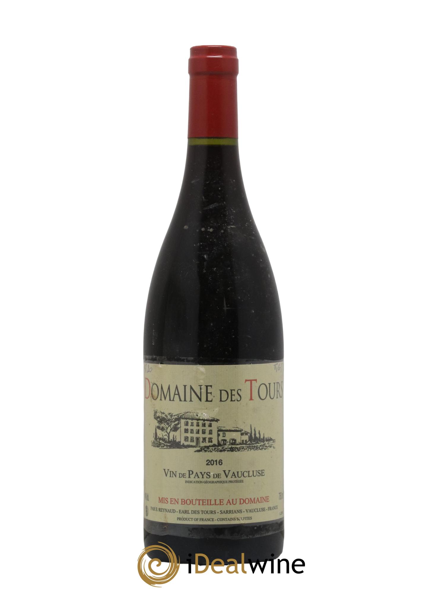 Vaucluse (Vin de Pays de Vaucluse) Domaine des Tours Emmanuel Reynaud 2016 - Lot de 1 bouteille - 0
