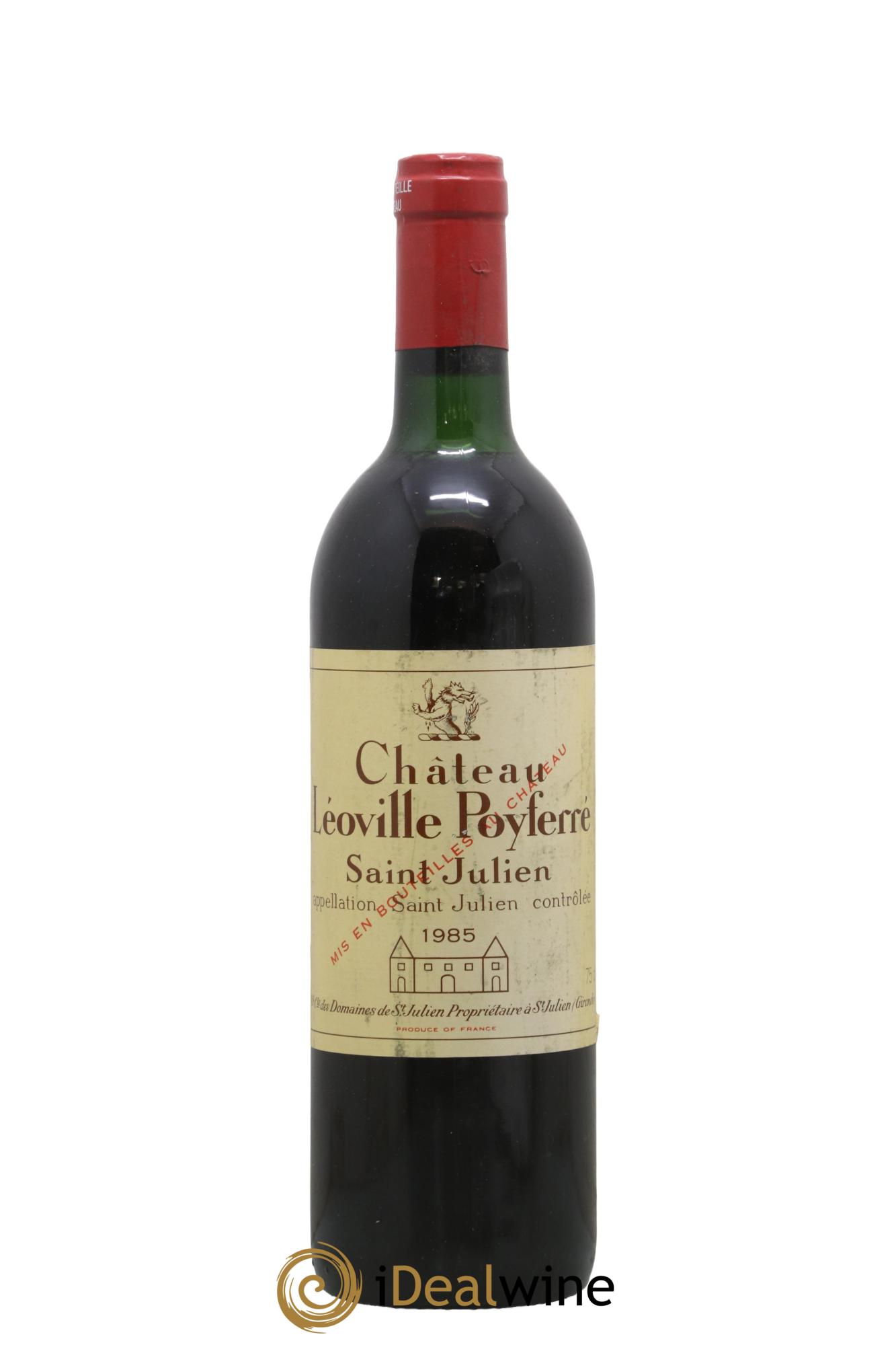 Château Léoville Poyferré 2ème Grand Cru Classé 1985 - Lot de 1 bouteille - 0