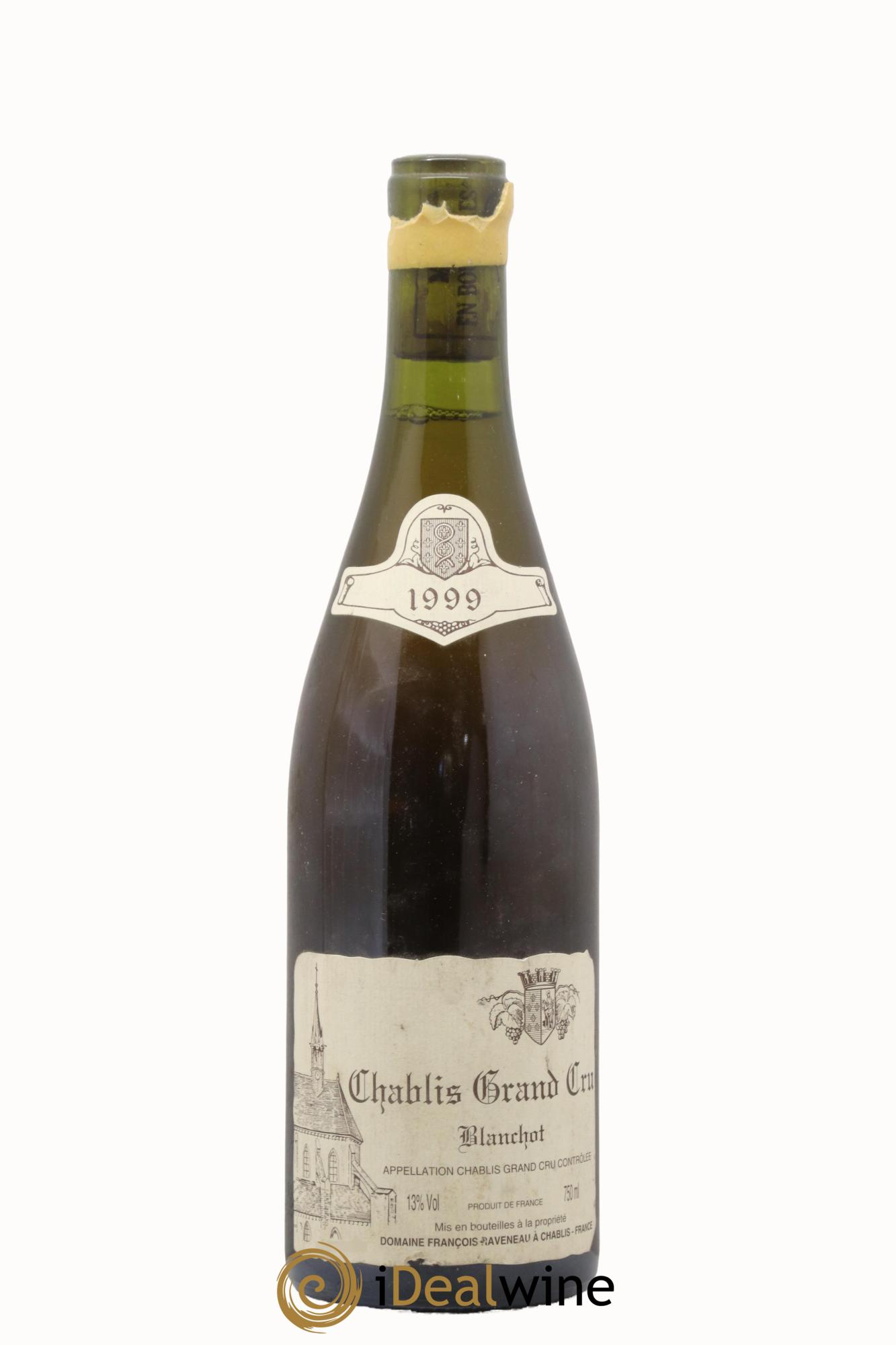 Chablis Grand Cru Blanchot Raveneau (Domaine) 1999 - Lot de 1 bouteille - 0