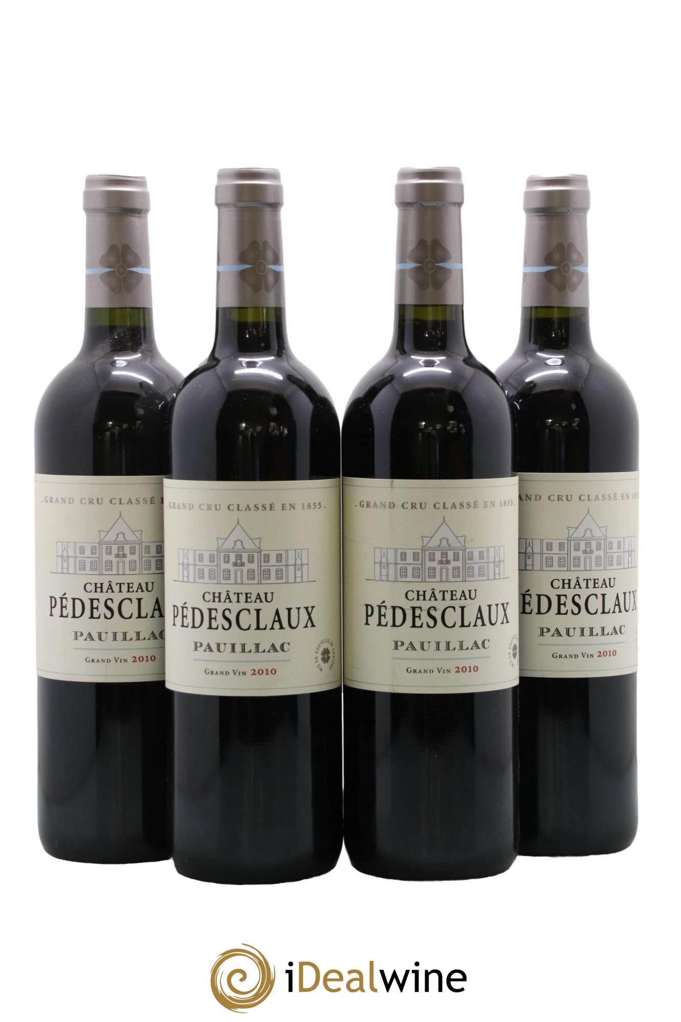 Château Pedesclaux 5ème Grand Cru Classé 2010 - Lot de 4 bouteilles - 0