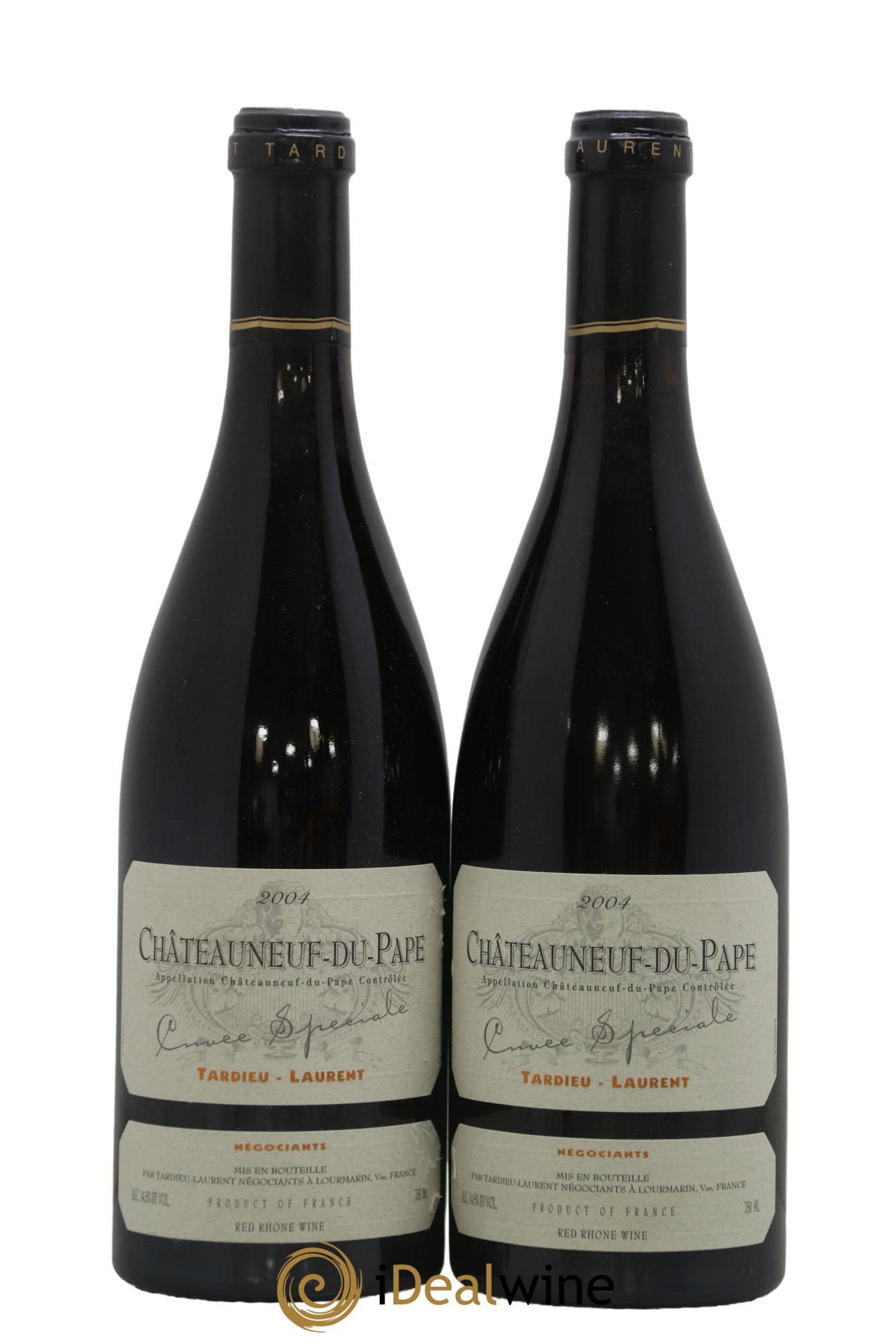 Châteauneuf-du-Pape Tardieu-Laurent Cuvée spéciale Famille Tardieu 2004 - Lot de 2 bouteilles - 0