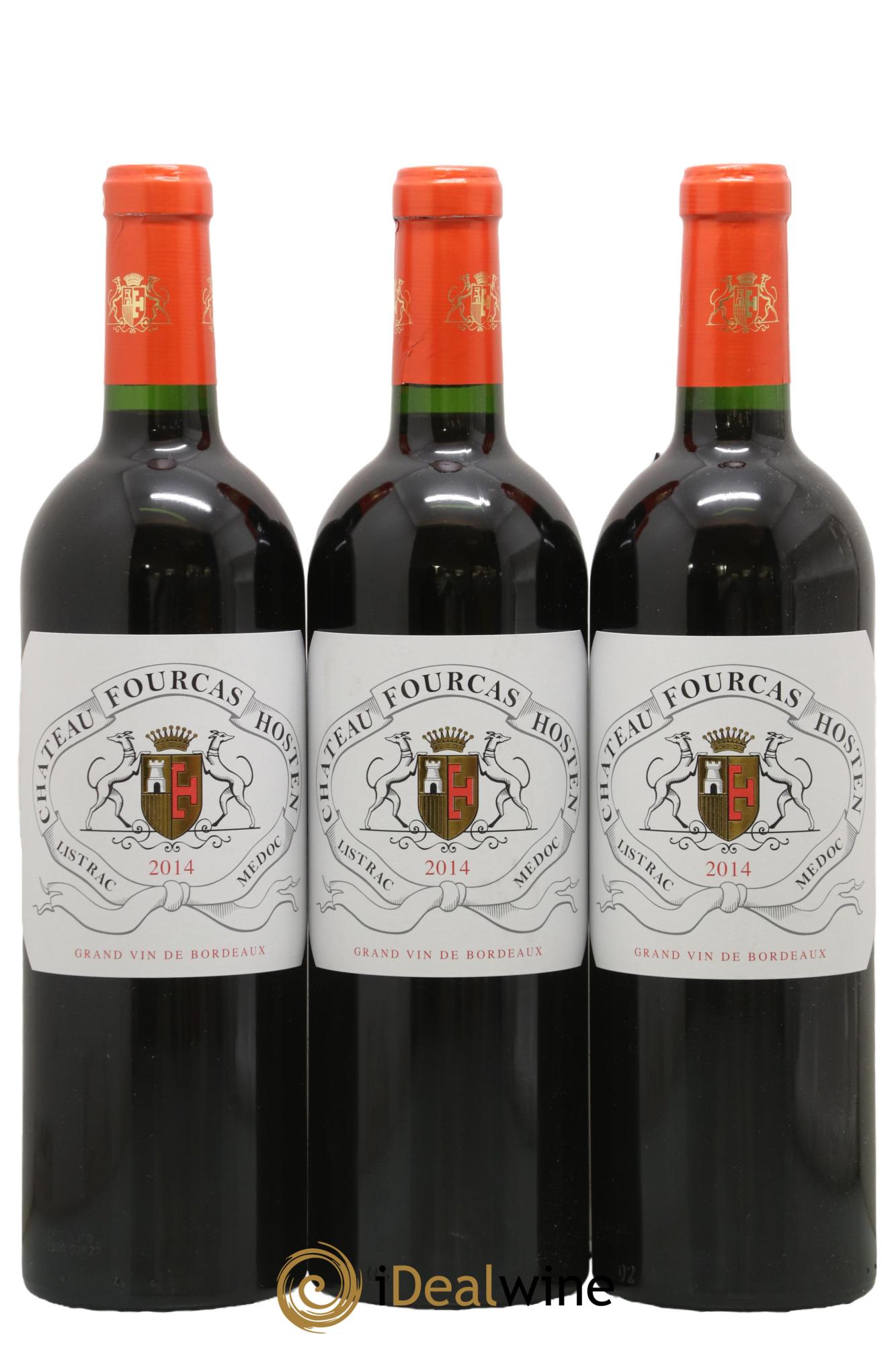 Château Fourcas Hosten Cru Bourgeois 2014 - Lotto di 3 bottiglie - 0