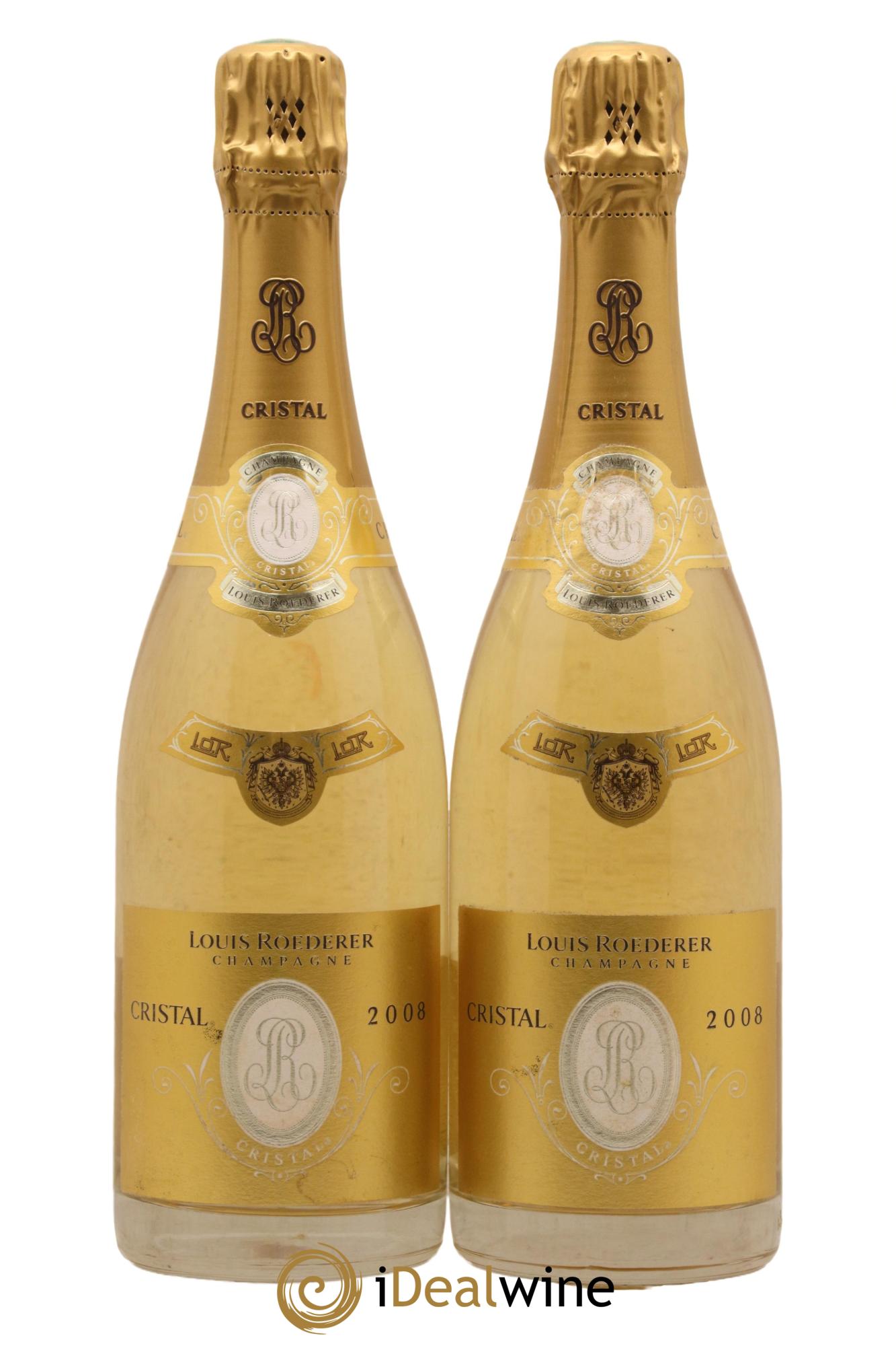 Cristal Louis Roederer 2008 - Lot de 2 bouteilles - 0
