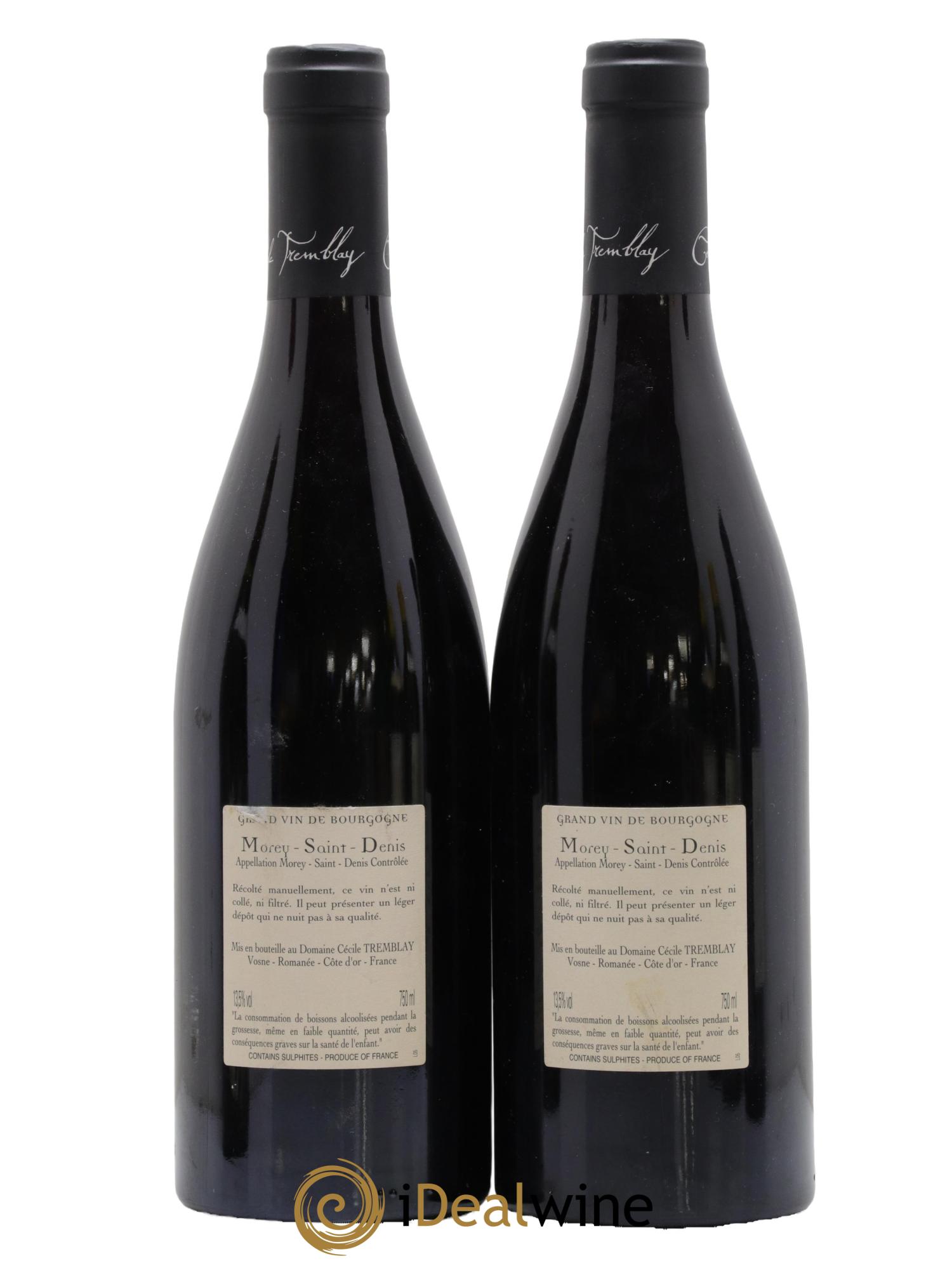 Morey Saint-Denis Très Girard Cécile Tremblay 2015 - Lot de 2 bouteilles - 1