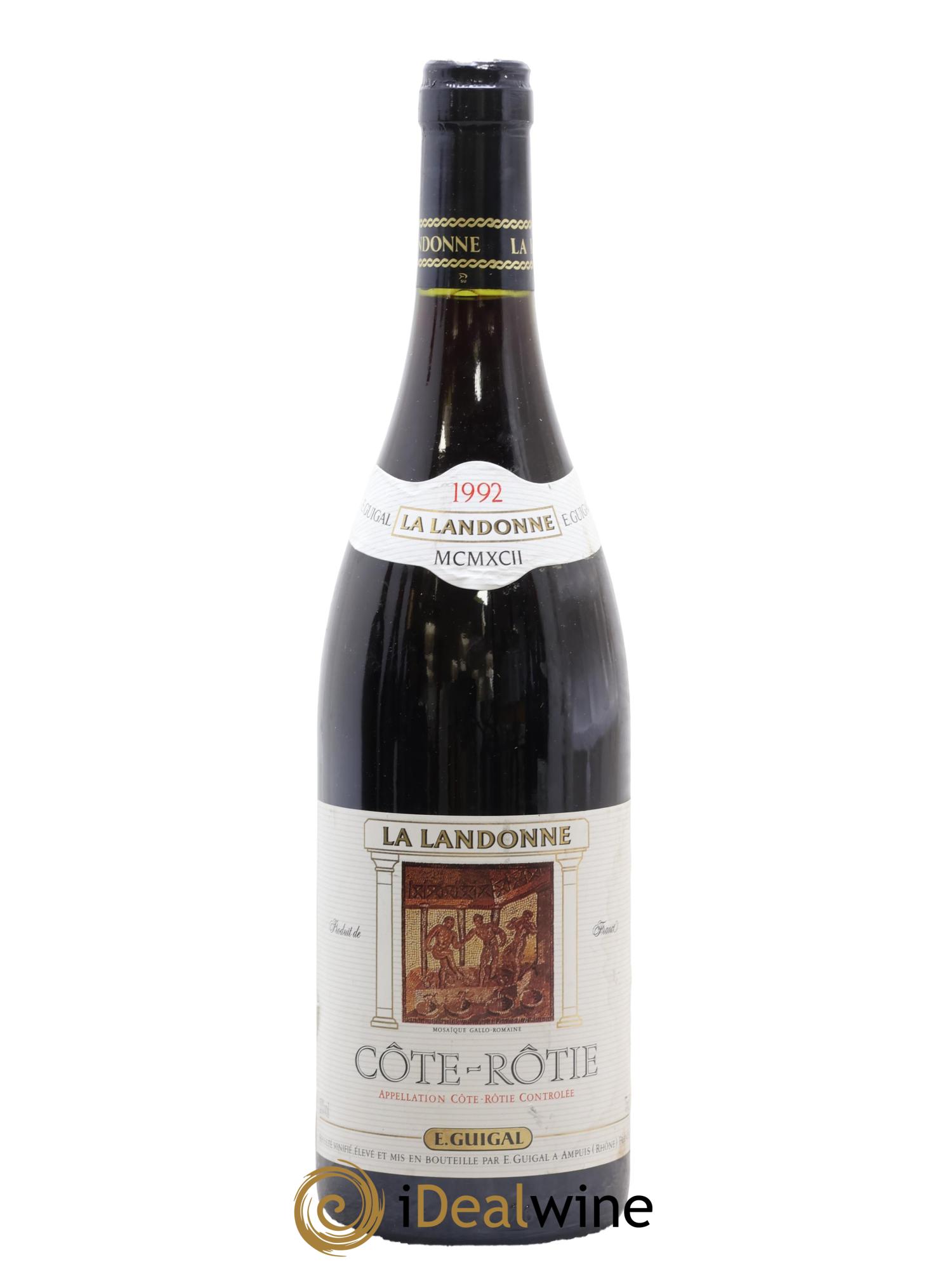 Côte-Rôtie La Landonne Guigal 1992 - Lot de 1 bouteille - 0