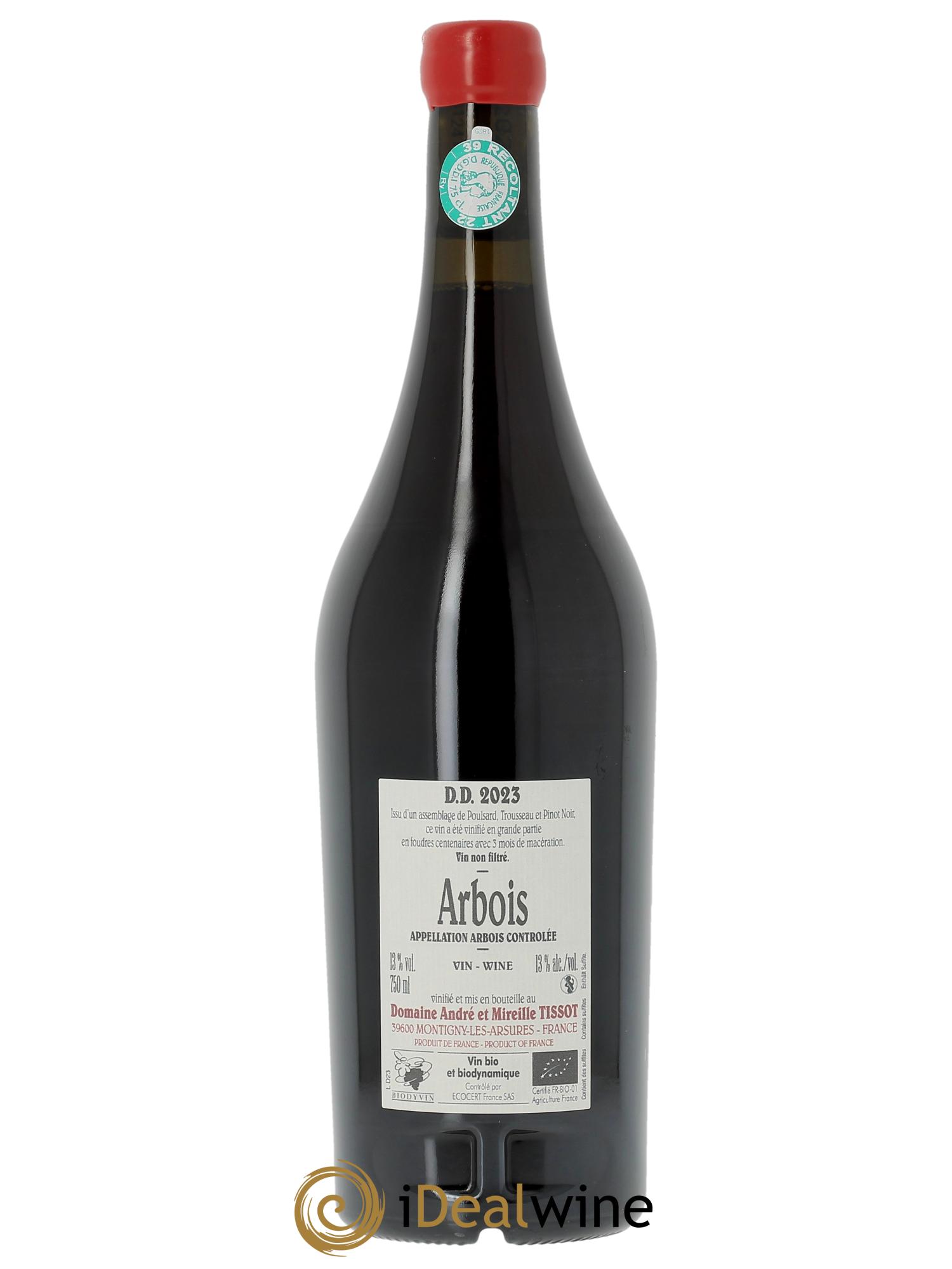 Arbois DD Bénédicte et Stéphane Tissot  2023 - Lot de 1 bouteille - 1
