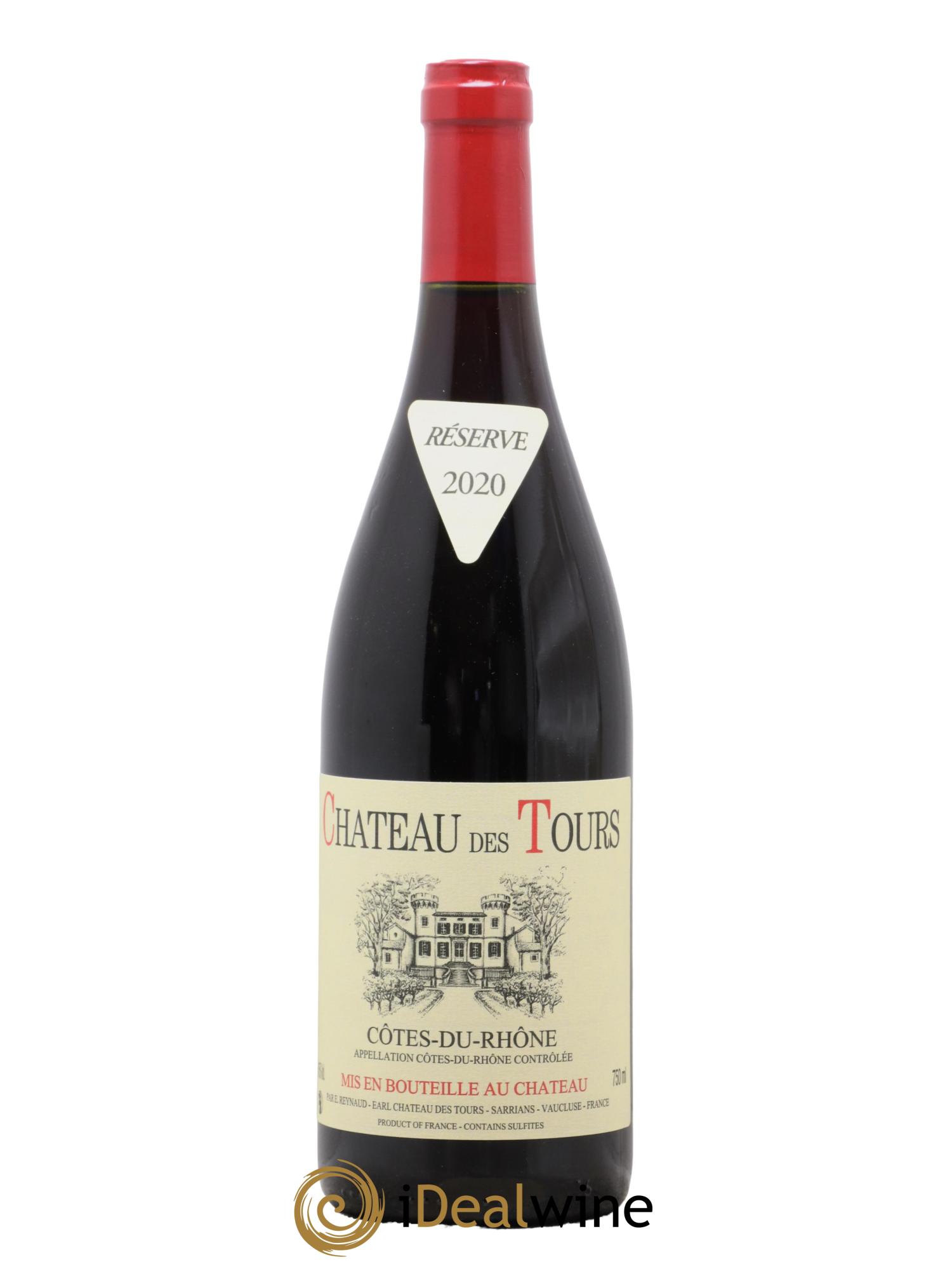 Côtes-du-Rhône Château des Tours Emmanuel Reynaud 2020 - Lot de 1 bouteille - 0