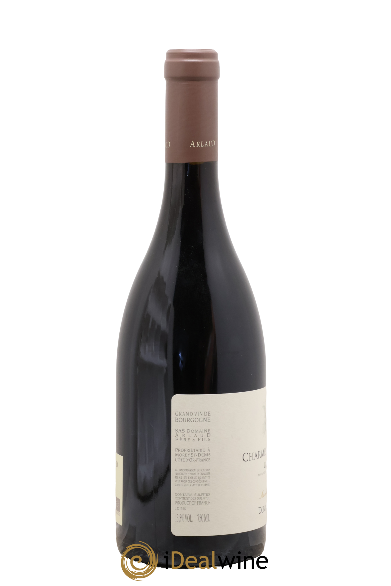 Charmes-Chambertin Grand Cru Arlaud 2015 - Lot de 1 bouteille - 1