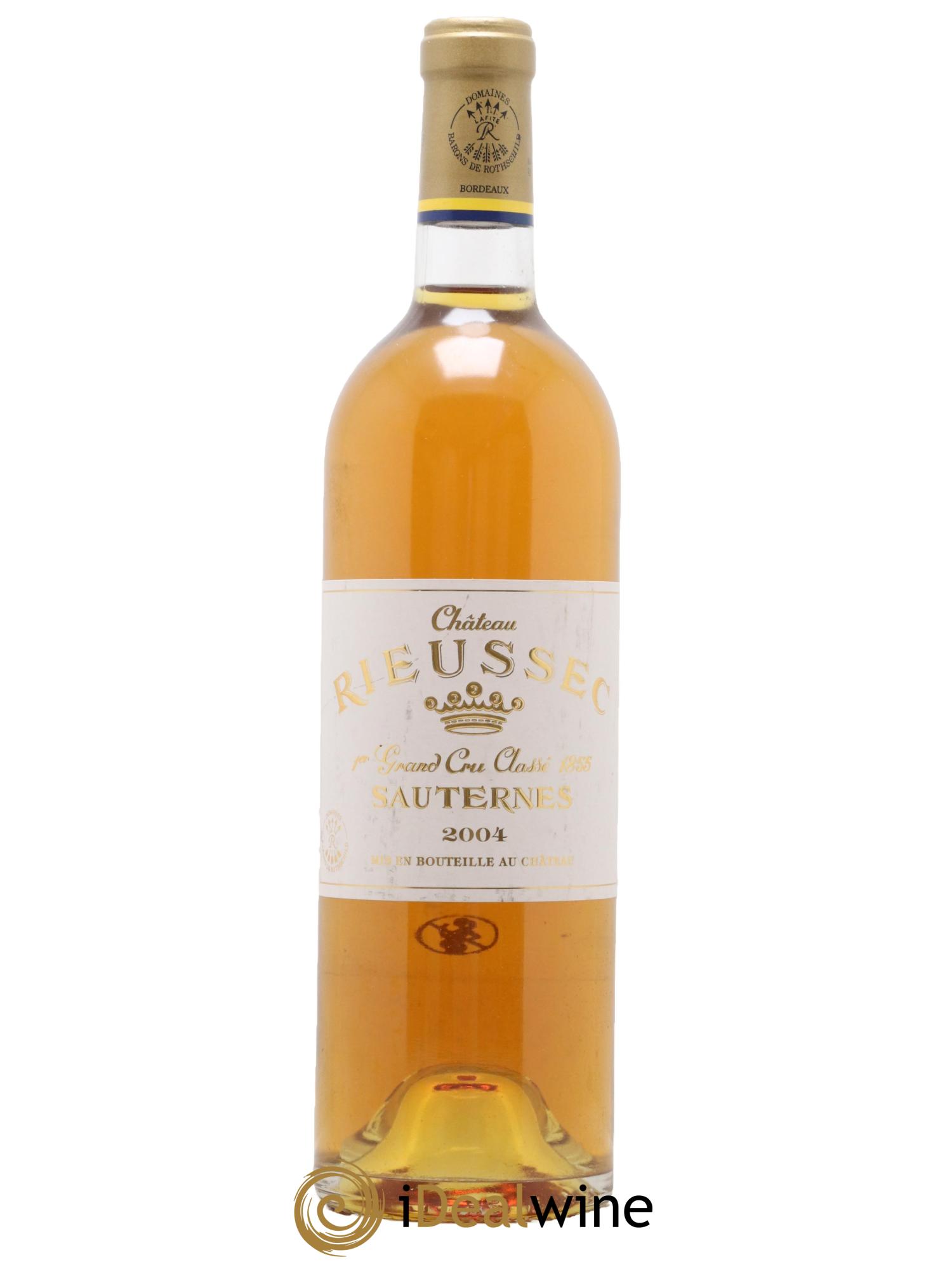 Château Rieussec 1er Grand Cru Classé 2004 - Posten von 1 Flasche - 0