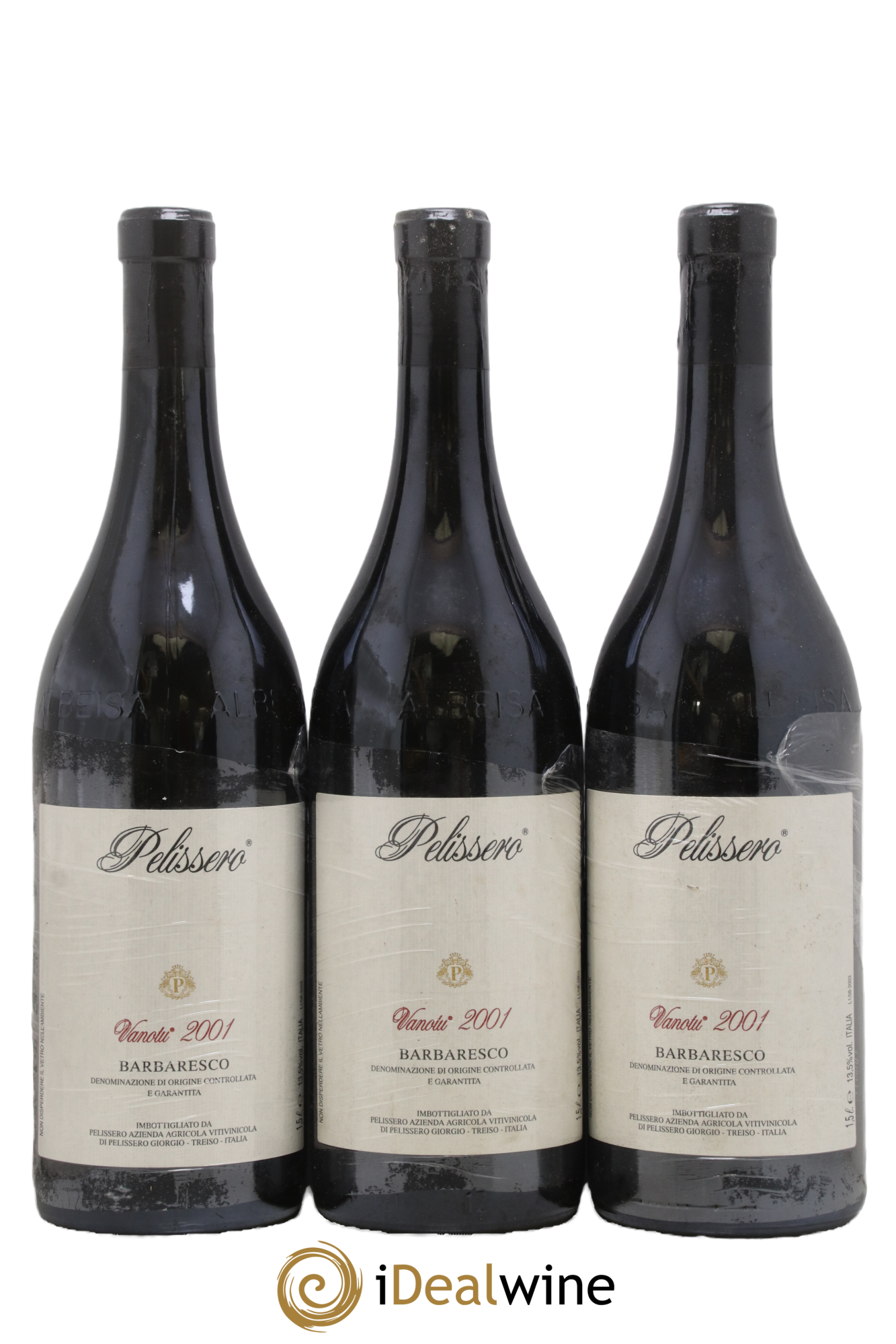 Barbaresco DOCG Vanotu Pelissero 2001 - Lot de 3 magnums - 0
