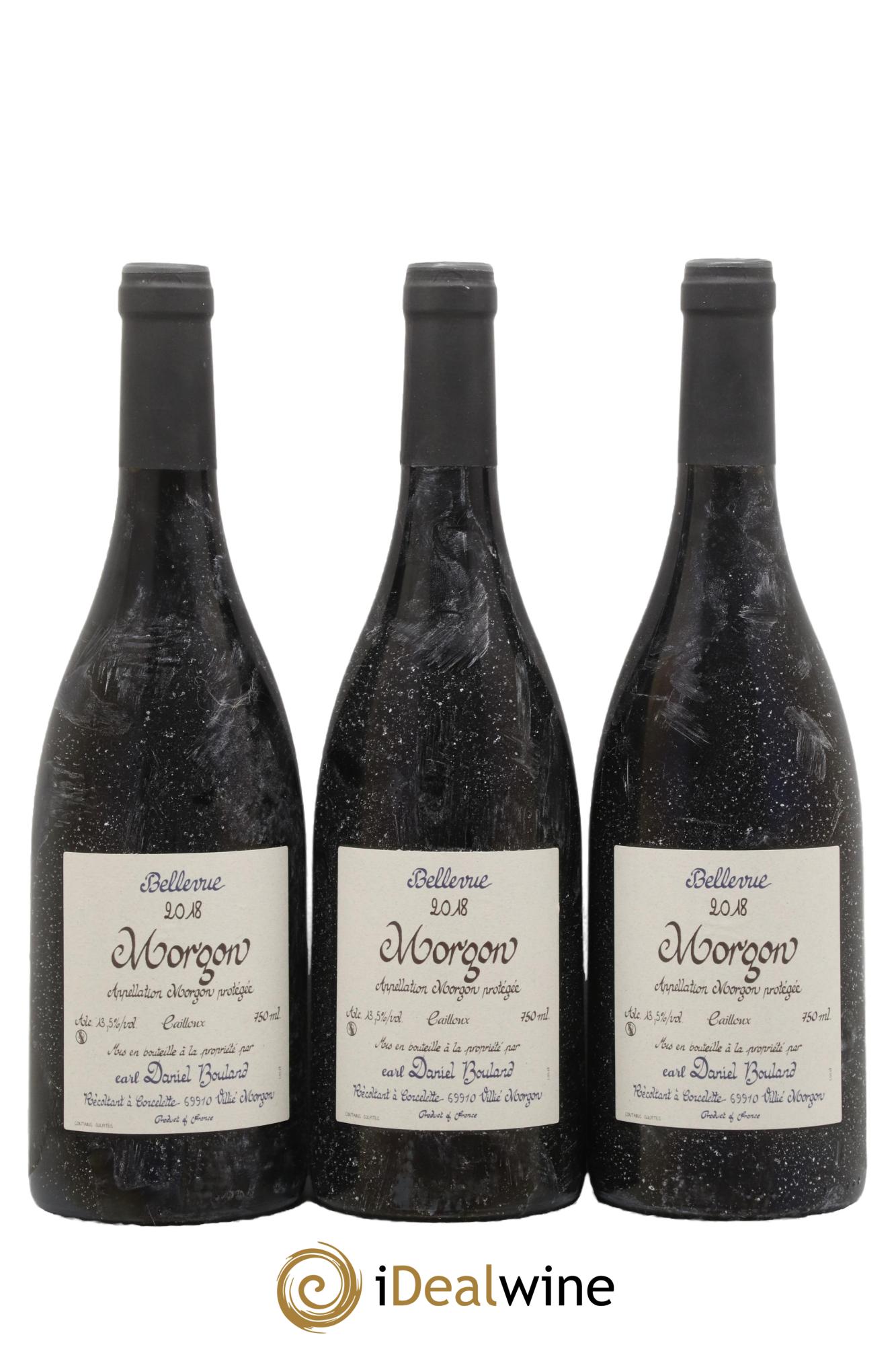 Morgon Bellevue Cailloux Daniel Bouland (Domaine) 2018 - Lot de 3 bouteilles - 0
