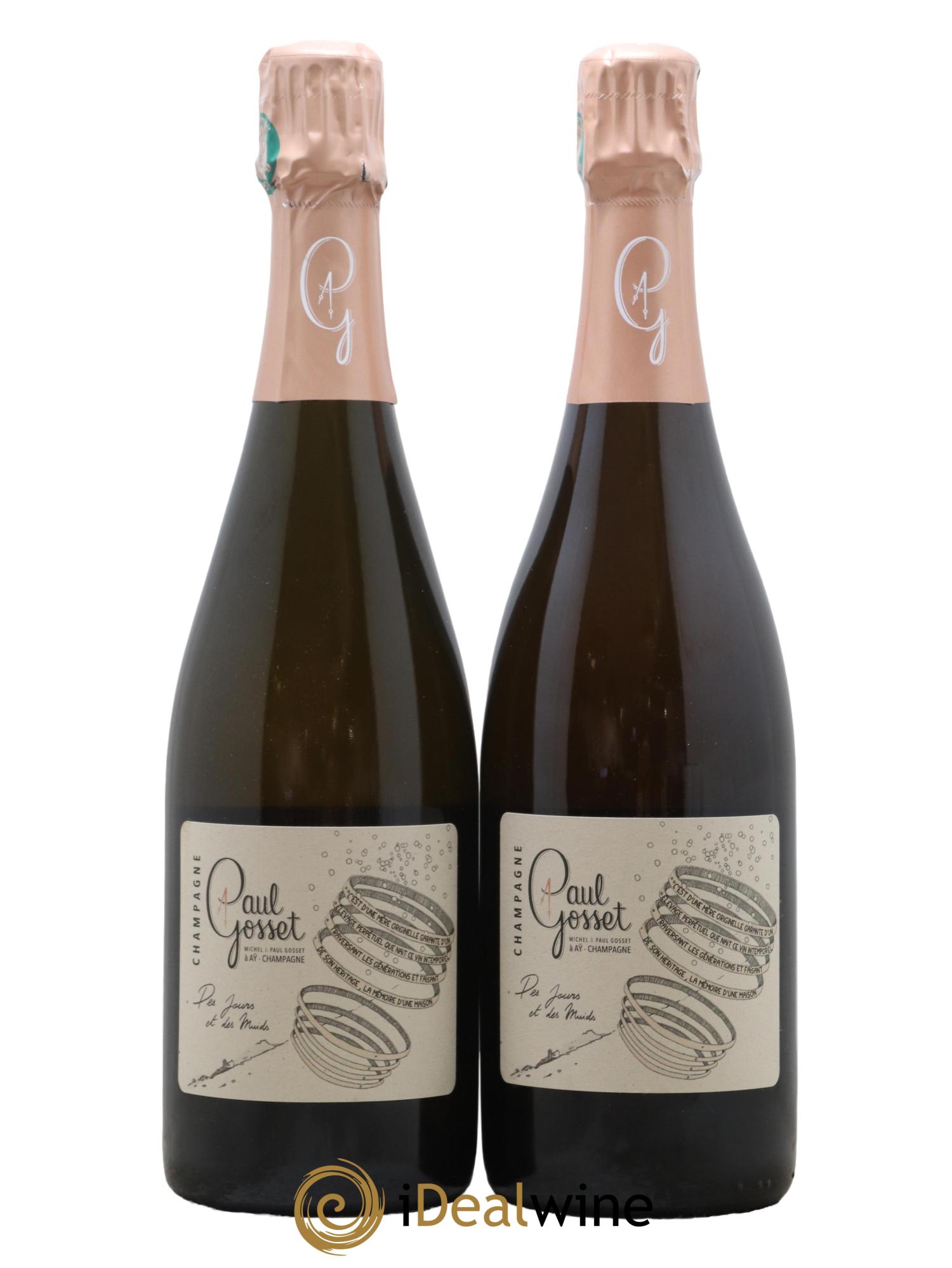 Des Jours et Des Muids Paul Gosset - Lot de 2 bouteilles - 0