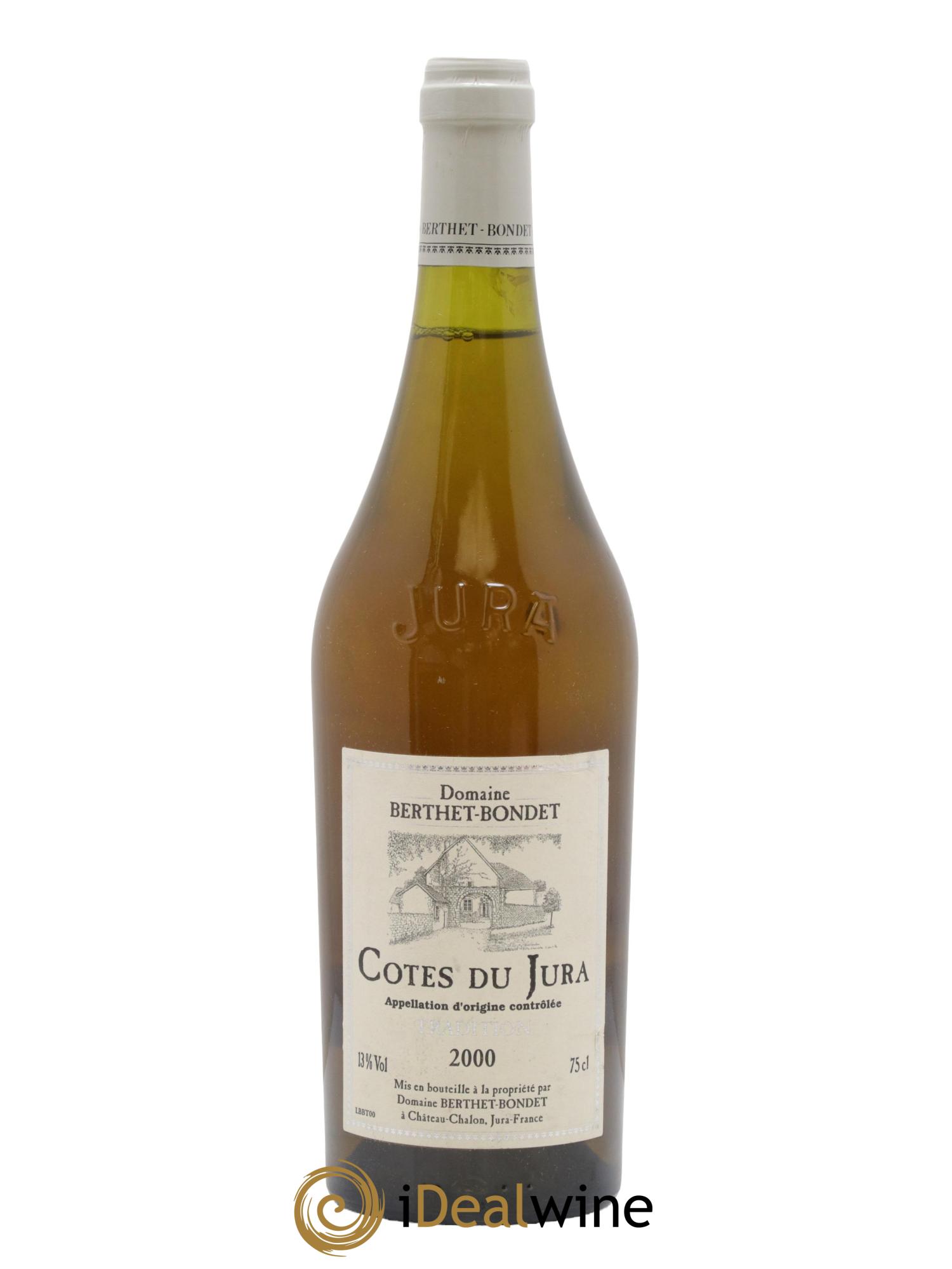 Côtes du Jura Tradition Berthet-Bondet 2000 - Lot de 1 bouteille - 0