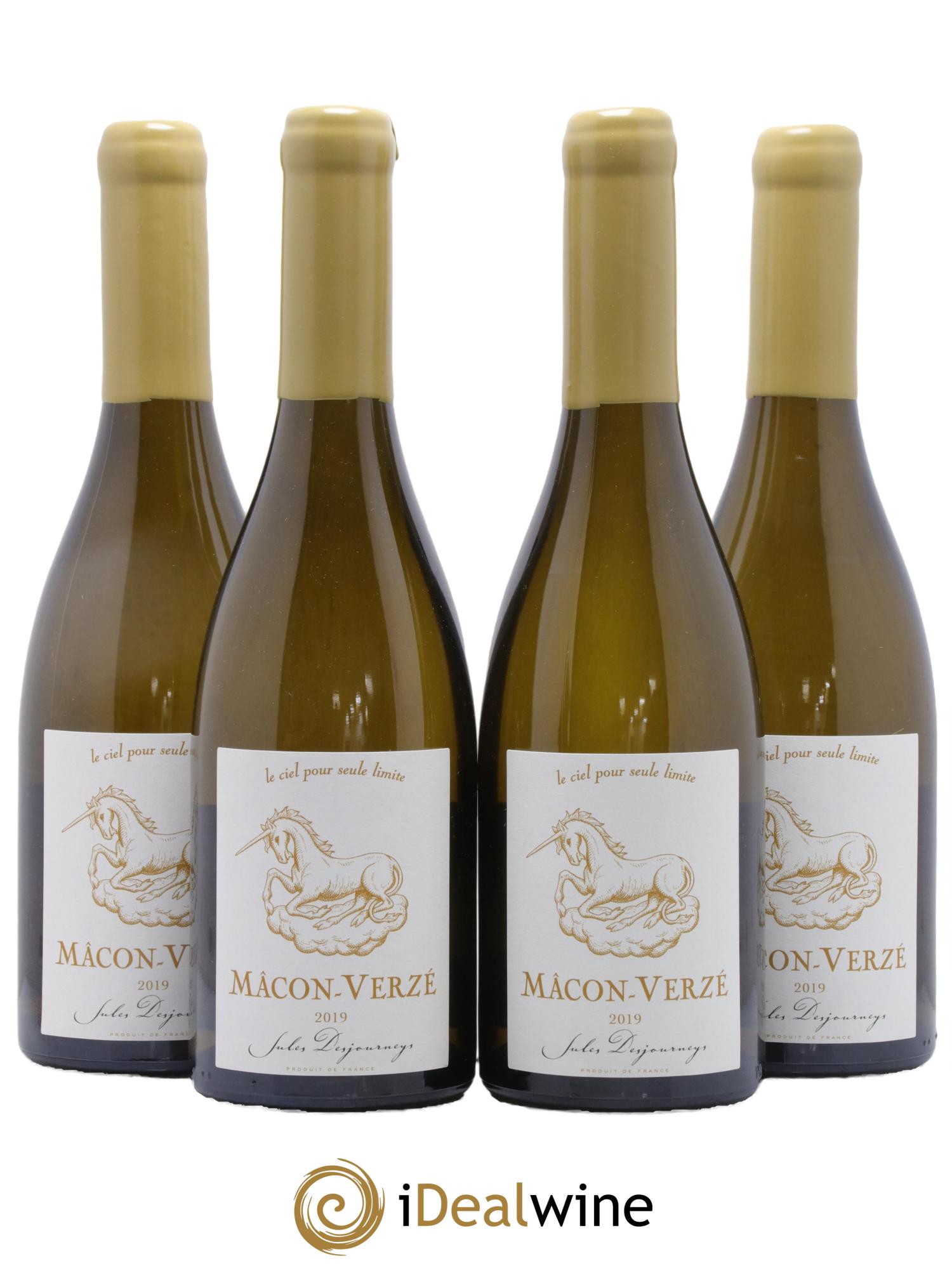Mâcon-Verzé Jules Desjourneys 2019 - Lot de 4 bouteilles - 0