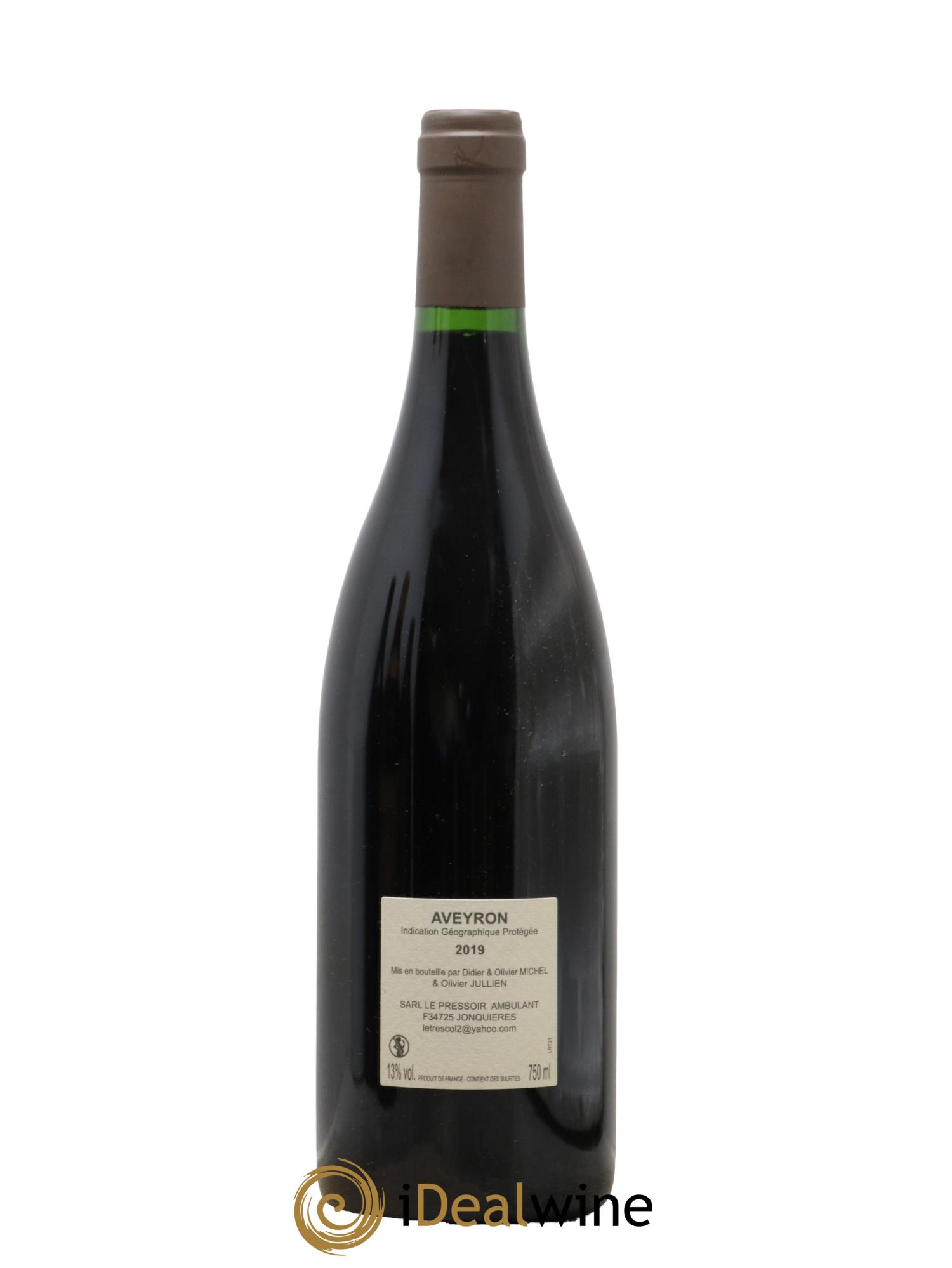 IGP Pays de l'Aveyron Mas Jullien Le Trescol Olivier Jullien 2019 - Lot de 1 bouteille - 1