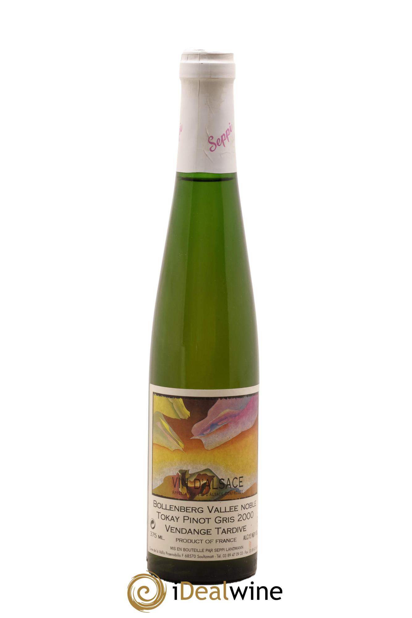 Alsace Vallée Noble Pinot Gris Tokay Vendanges Tardives Seppi Landmann 2000 - Posten von 1 Demi-Flasche - 0
