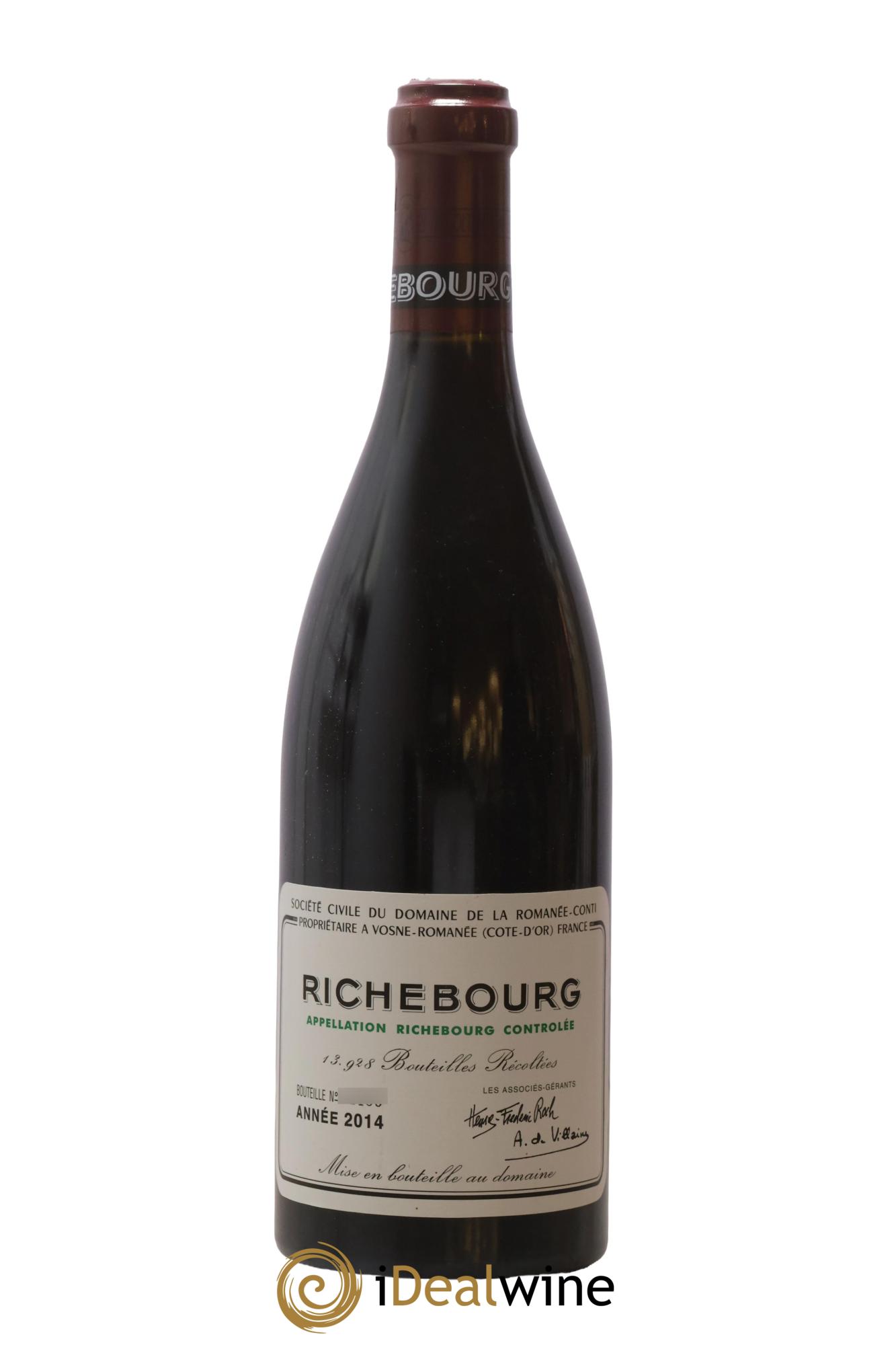 Richebourg Grand Cru Domaine de la Romanée-Conti 2014 - Lot de 1 bouteille - 0