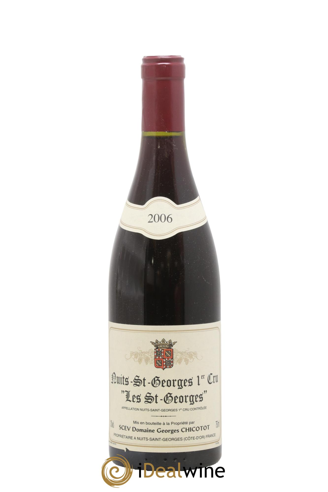 Nuits-Saint-Georges 1er Cru Les Saint-Georges Chicotot 2006 - Posten von 1 Flasche - 0