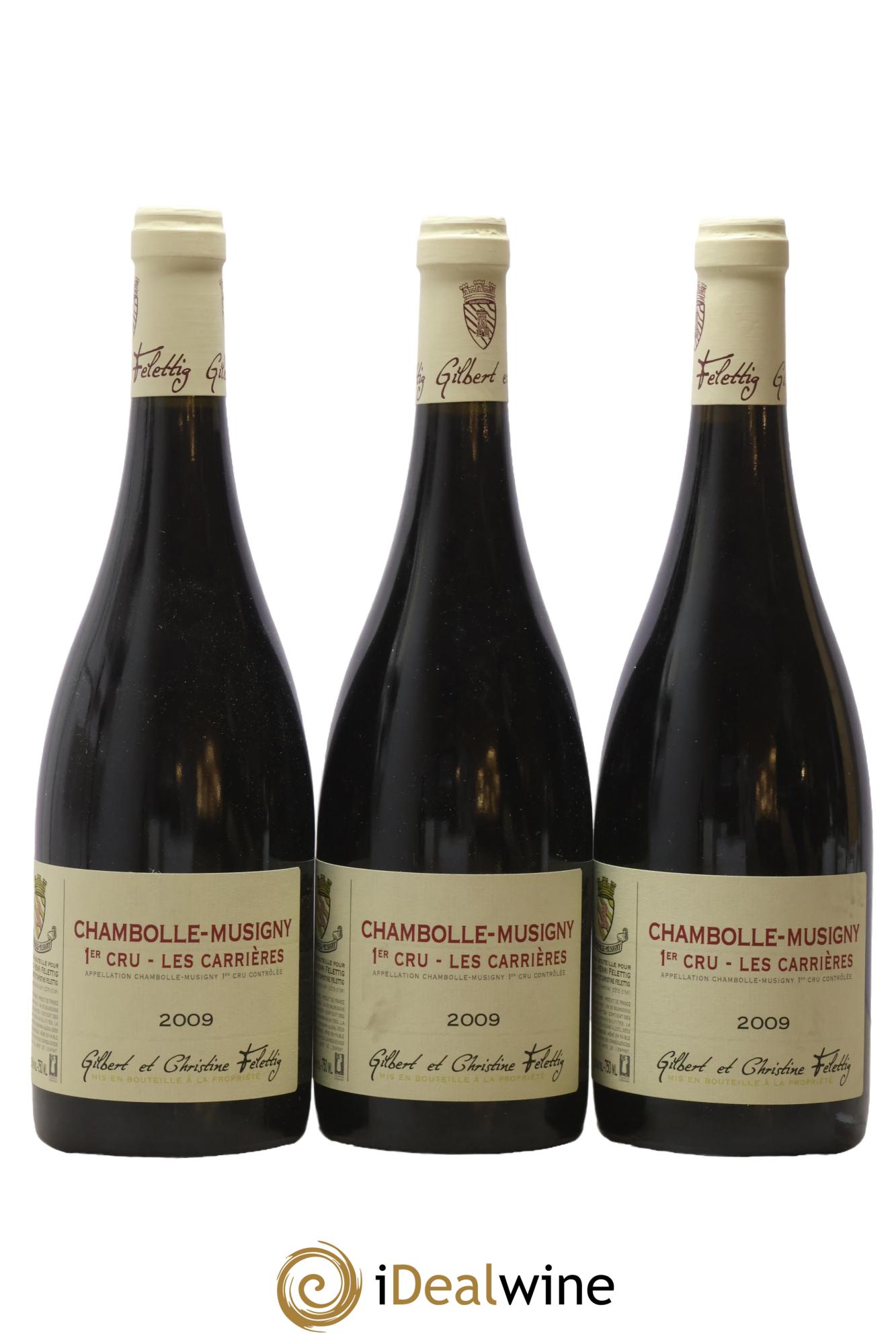 Chambolle-Musigny 1er Cru Les Carrières Felettig (Domaine) 2009 - Lot de 3 bouteilles - 0