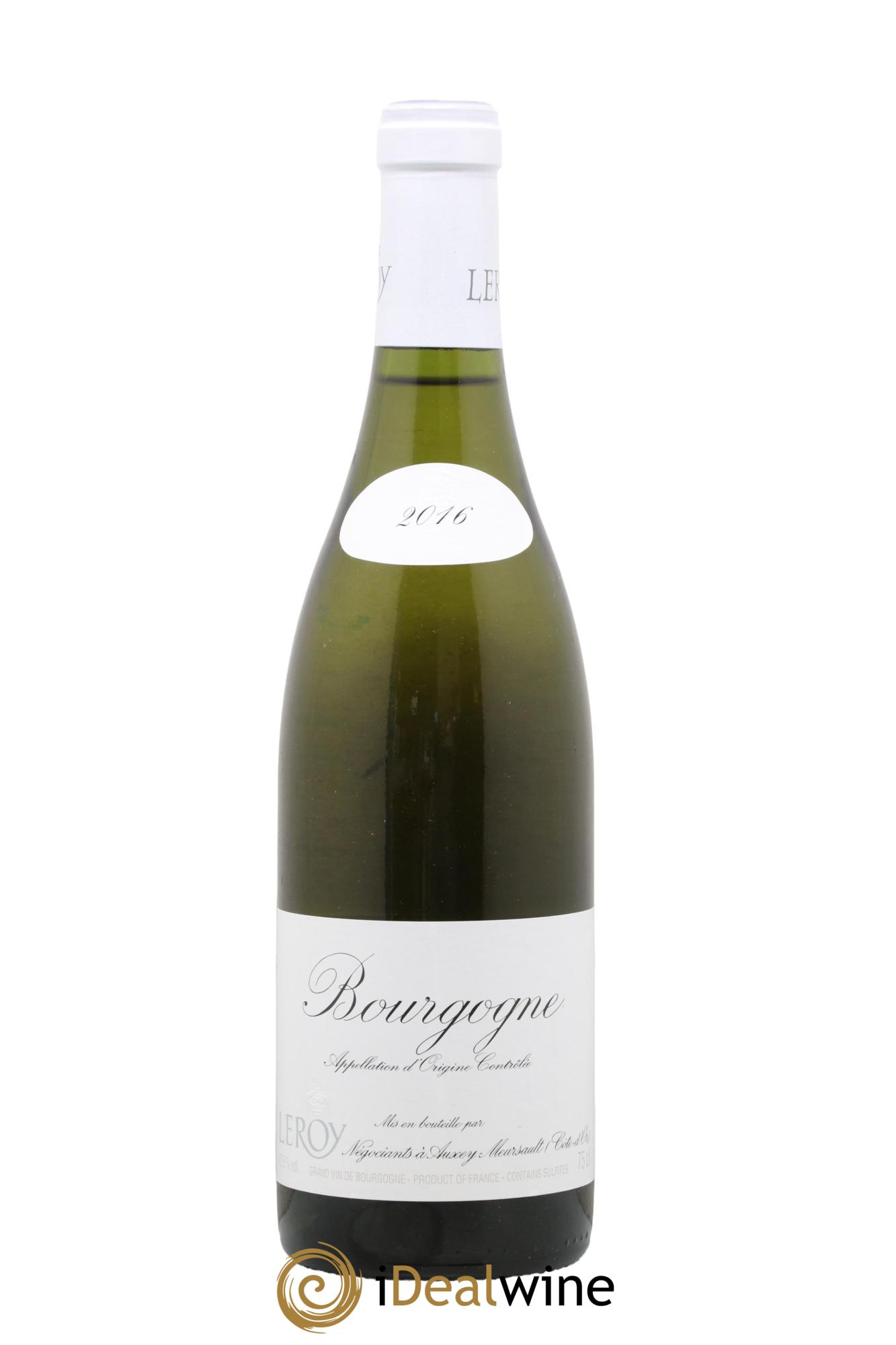 Bourgogne Leroy SA 2016 - Lot de 1 bouteille - 0