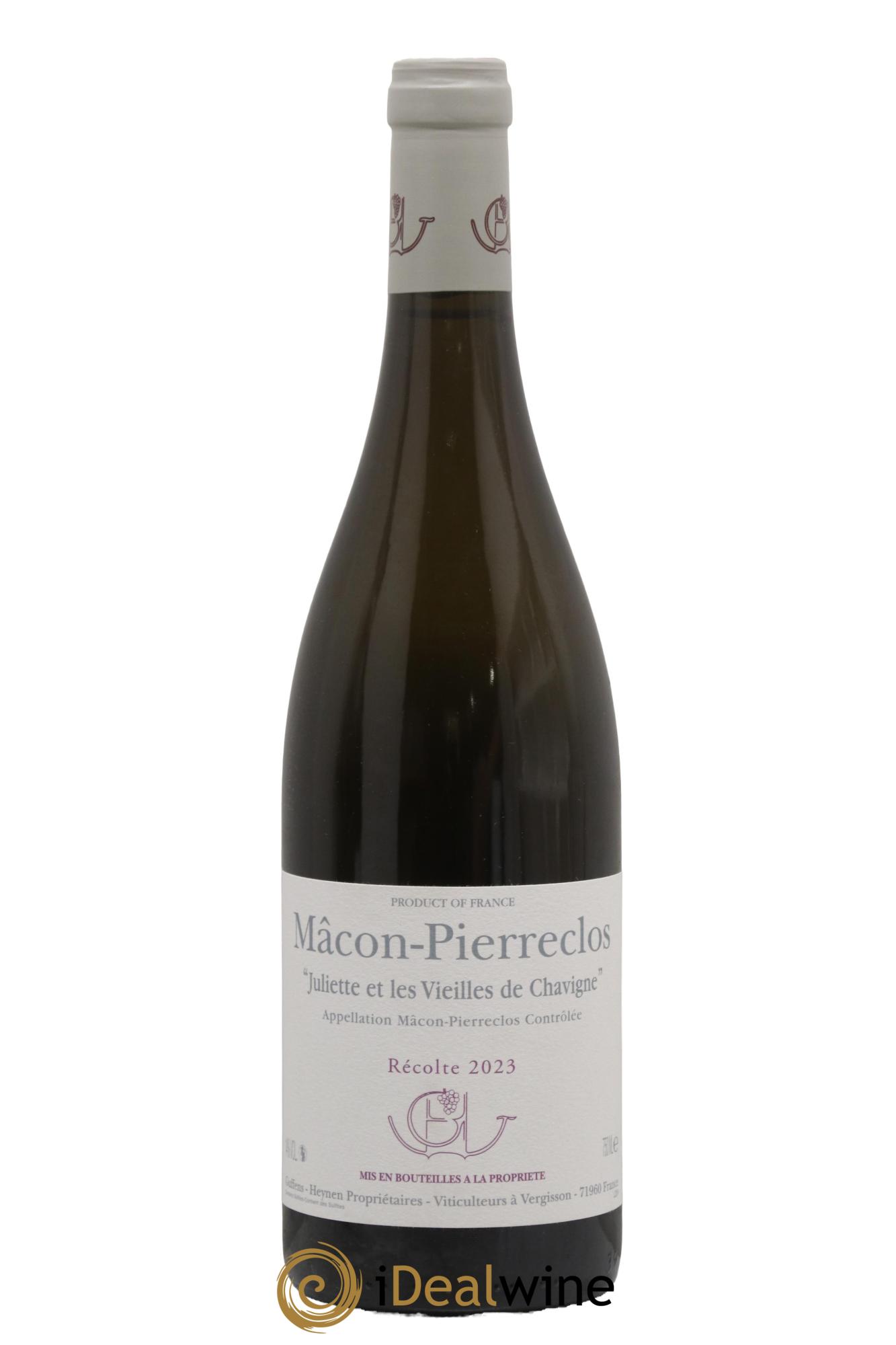 Mâcon-Pierreclos Juliette et Les Vieilles de Chavigne Guffens-Heynen 2023 - Posten von 1 Flasche - 0