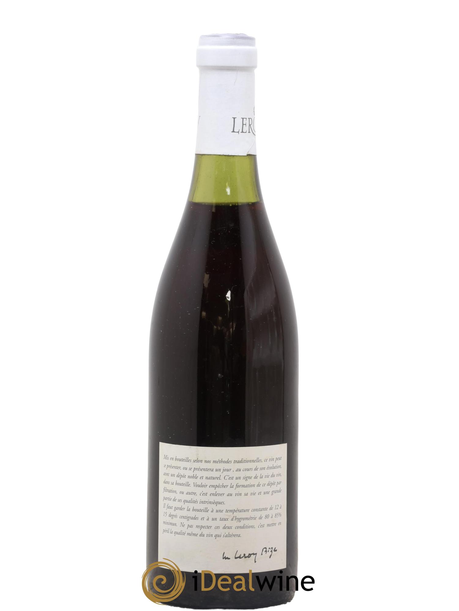 Clos de la Roche Grand Cru Leroy SA 1971 - Posten von 1 Flasche - 1