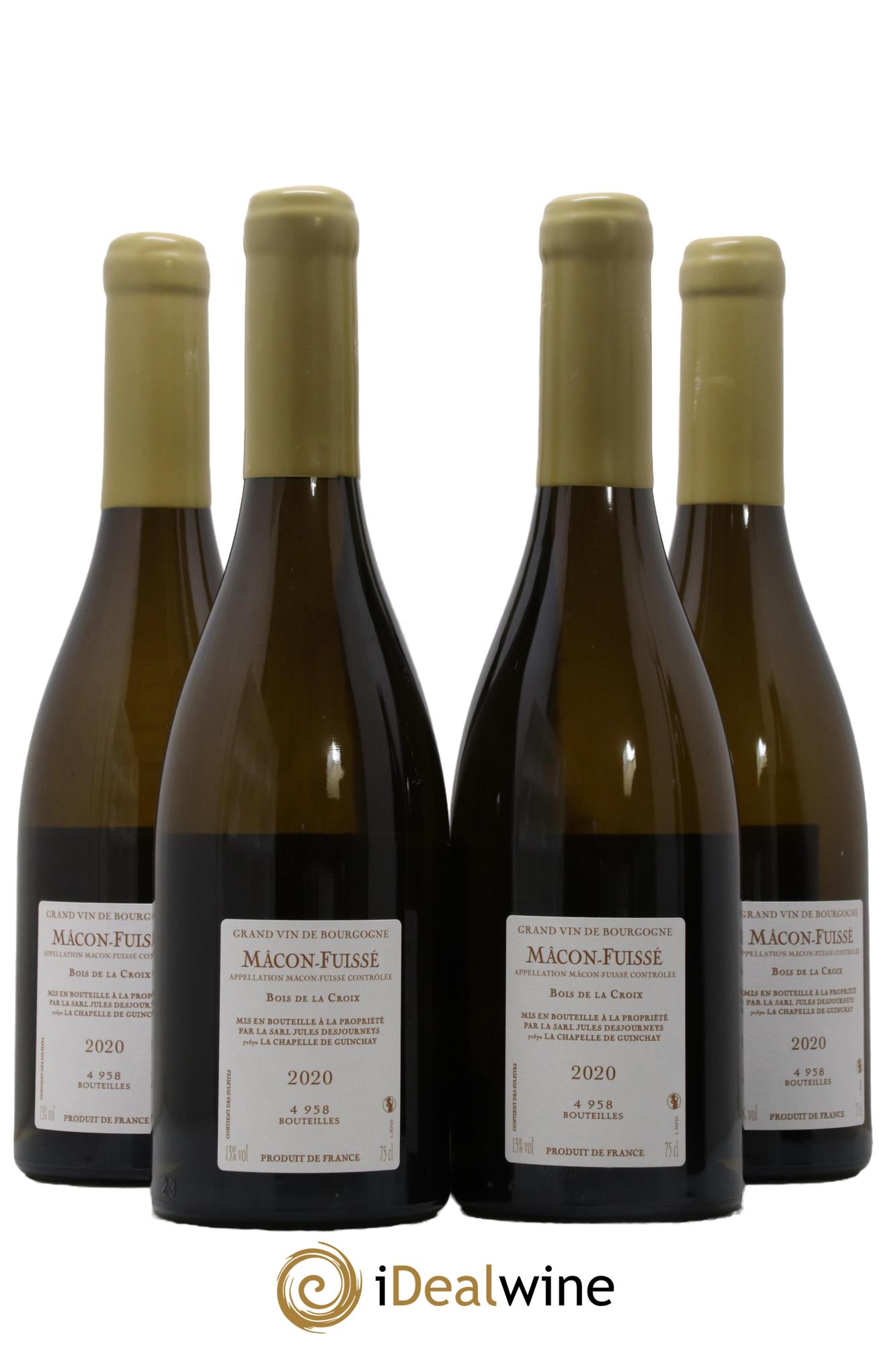 Mâcon-Fuissé Bois de la Croix Jules Desjourneys 2020 - Lot de 4 bouteilles - 1