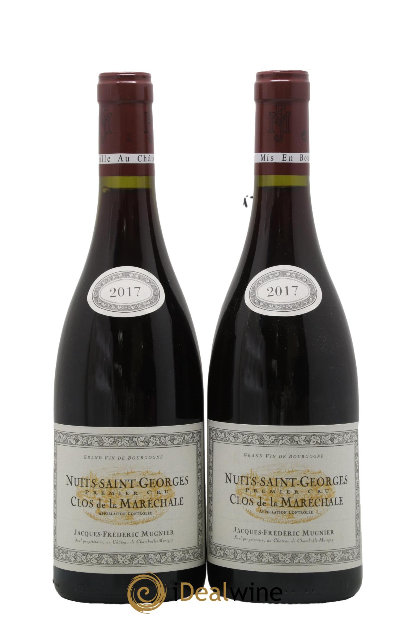 Nuits-Saint-Georges 1er Cru Clos de La Maréchale Jacques-Frédéric Mugnier 2017 - Lotto di 2 bottiglie - 0