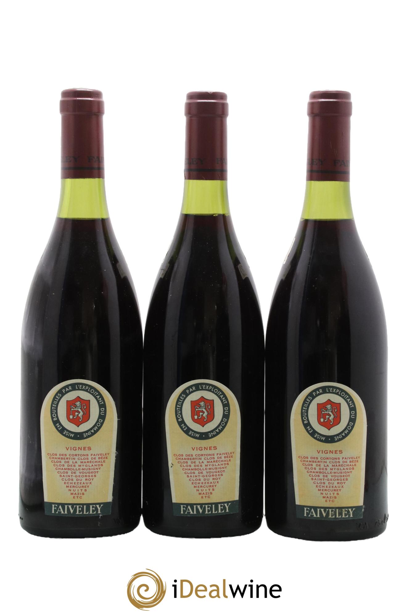 Chambertin Clos de Bèze Grand Cru Faiveley 1990 - Lot de 3 bouteilles - 1