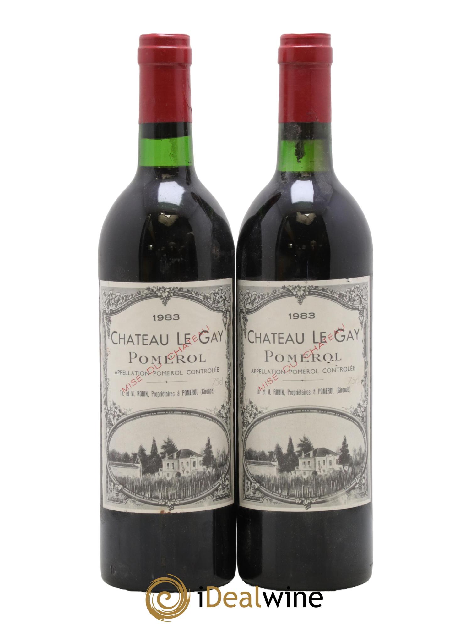 Château Le Gay 1983 - Lot de 2 bouteilles - 0
