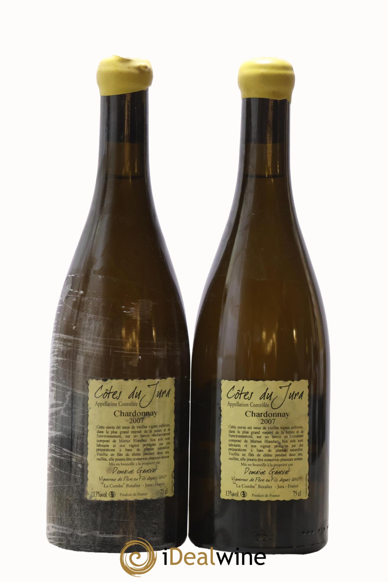 Côtes du Jura Les Grands Teppes Vieilles Vignes Jean-François Ganevat (Domaine) 2007 - Lot of 2 bottles - 1