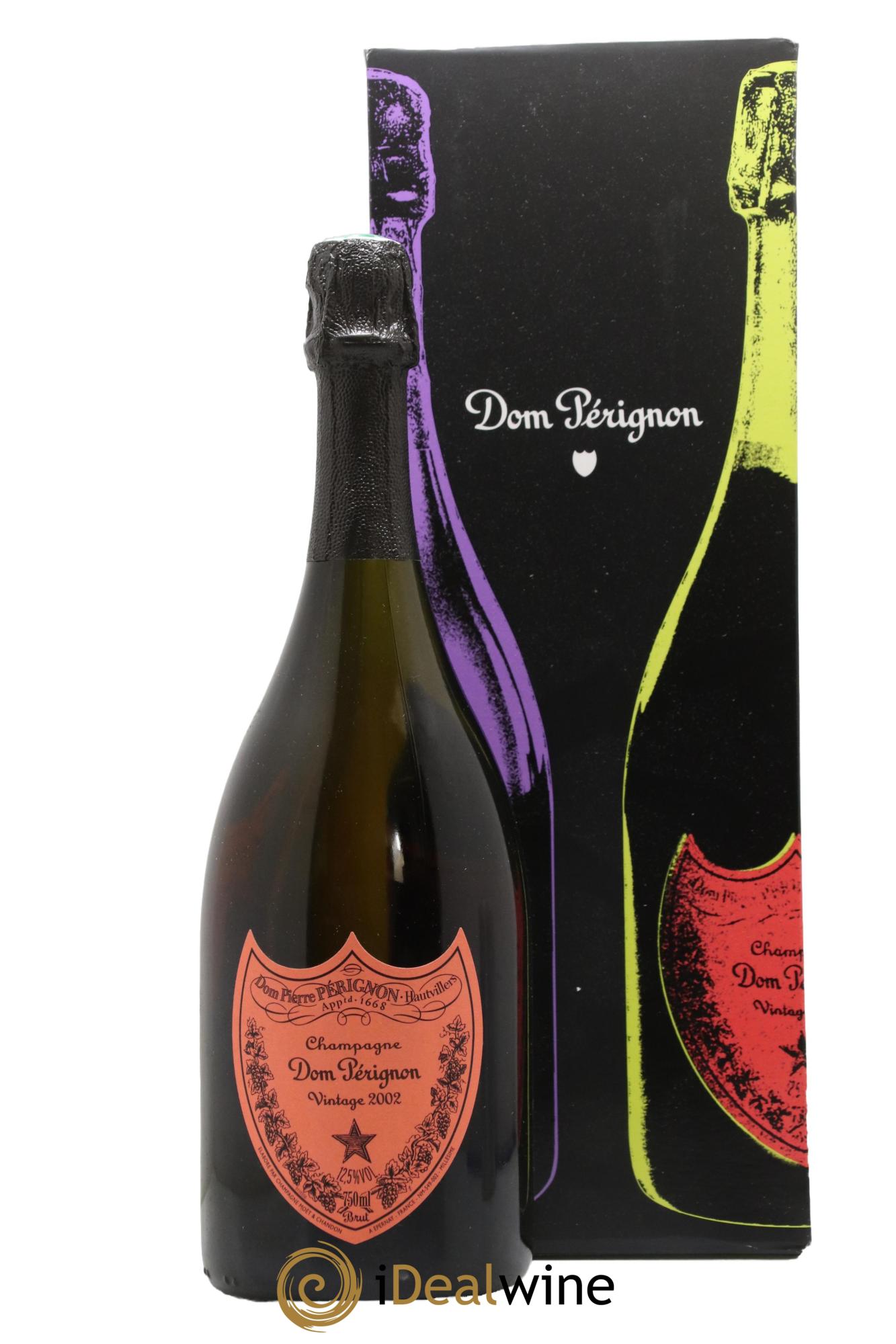 Brut Dom Pérignon Edition Andy Warhol 2002 - Lot de 1 bouteille - 0