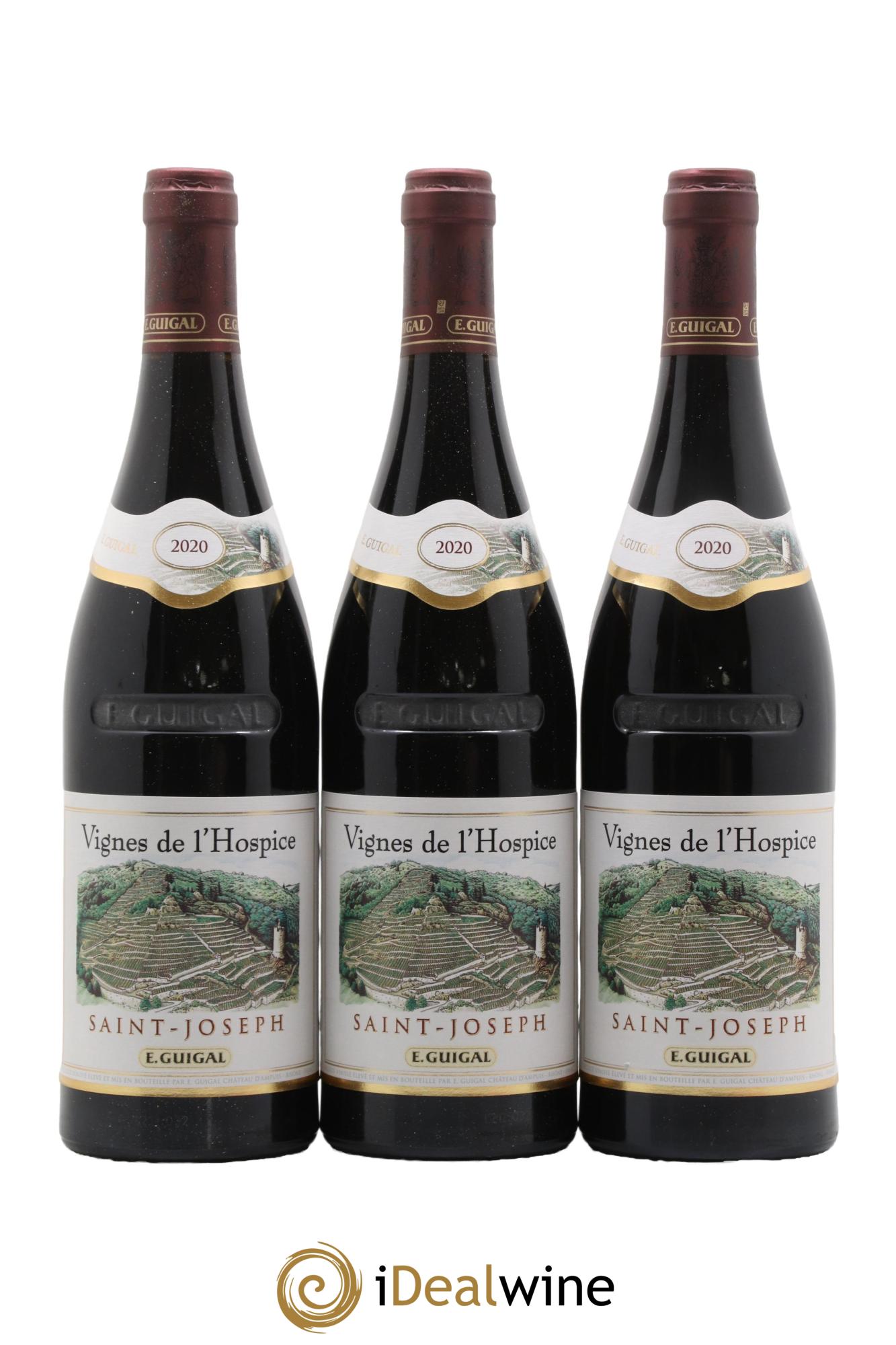 Saint-Joseph Vignes de l'Hospice Guigal 2020 - Lotto di 6 bottiglie - 1