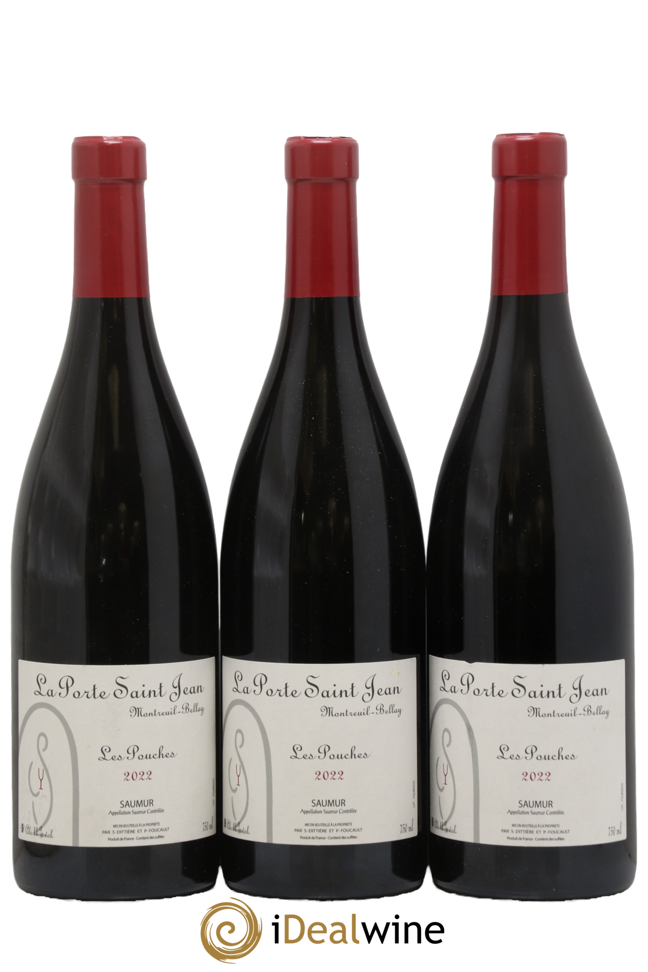 Saumur Les Pouches La Porte Saint Jean 2022 - Lot de 3 bouteilles - 0