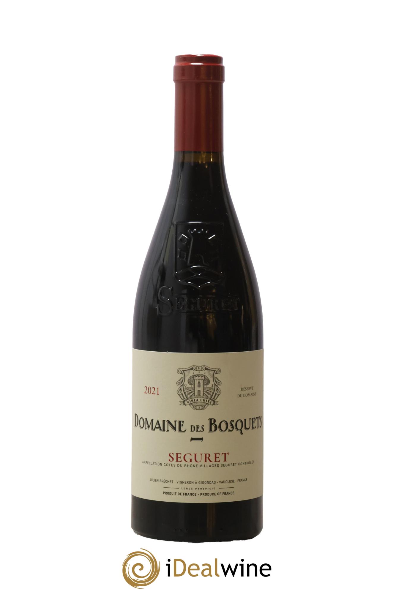 Côtes-du-Rhône Séguret Domaine des Bosquets 2021 - Lot de 1 bouteille - 0