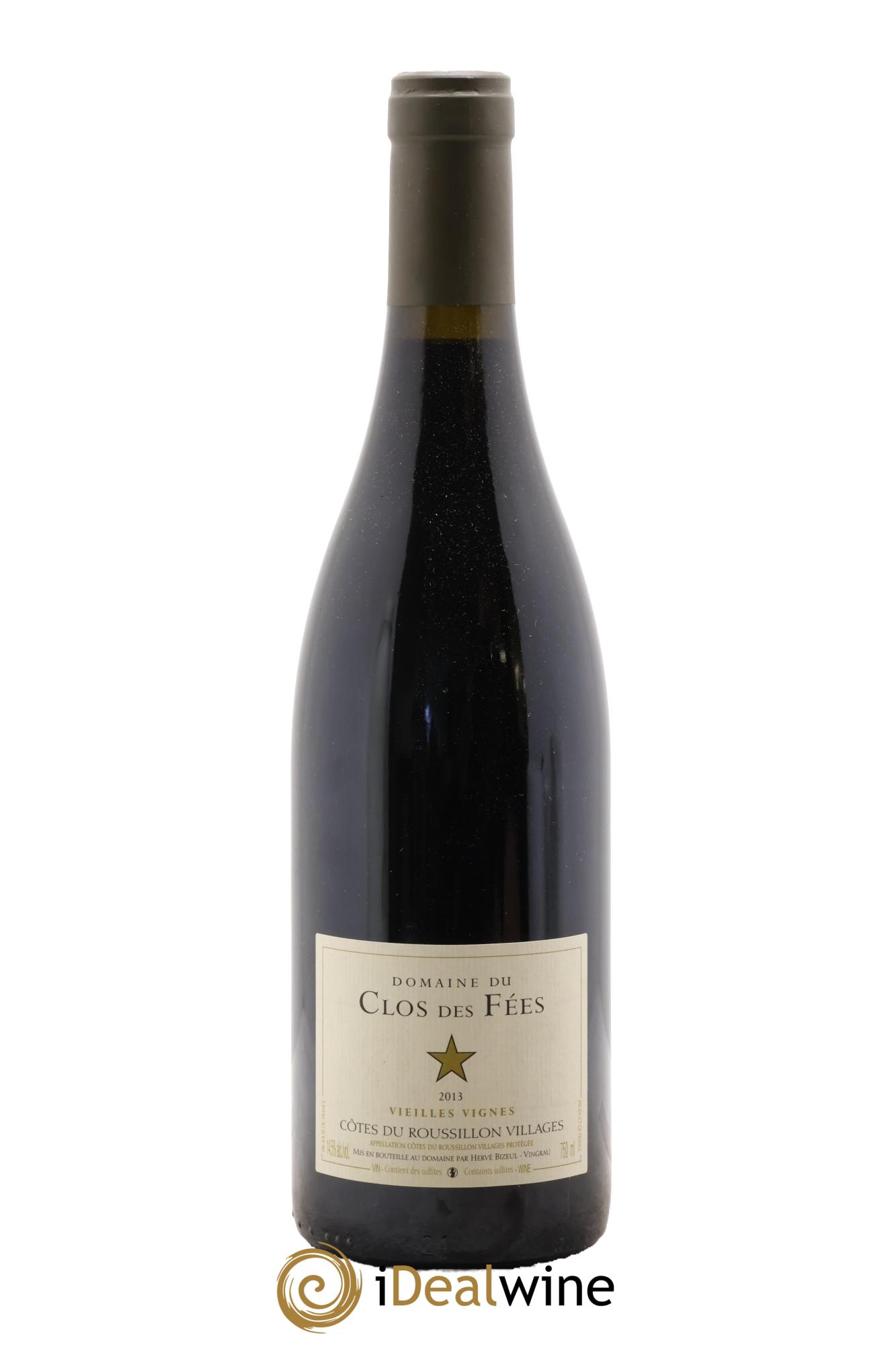 Côtes du Roussillon Villages Clos des Fées Vieilles vignes Hervé Bizeul 2013 - Lot of 1 bottle - 0