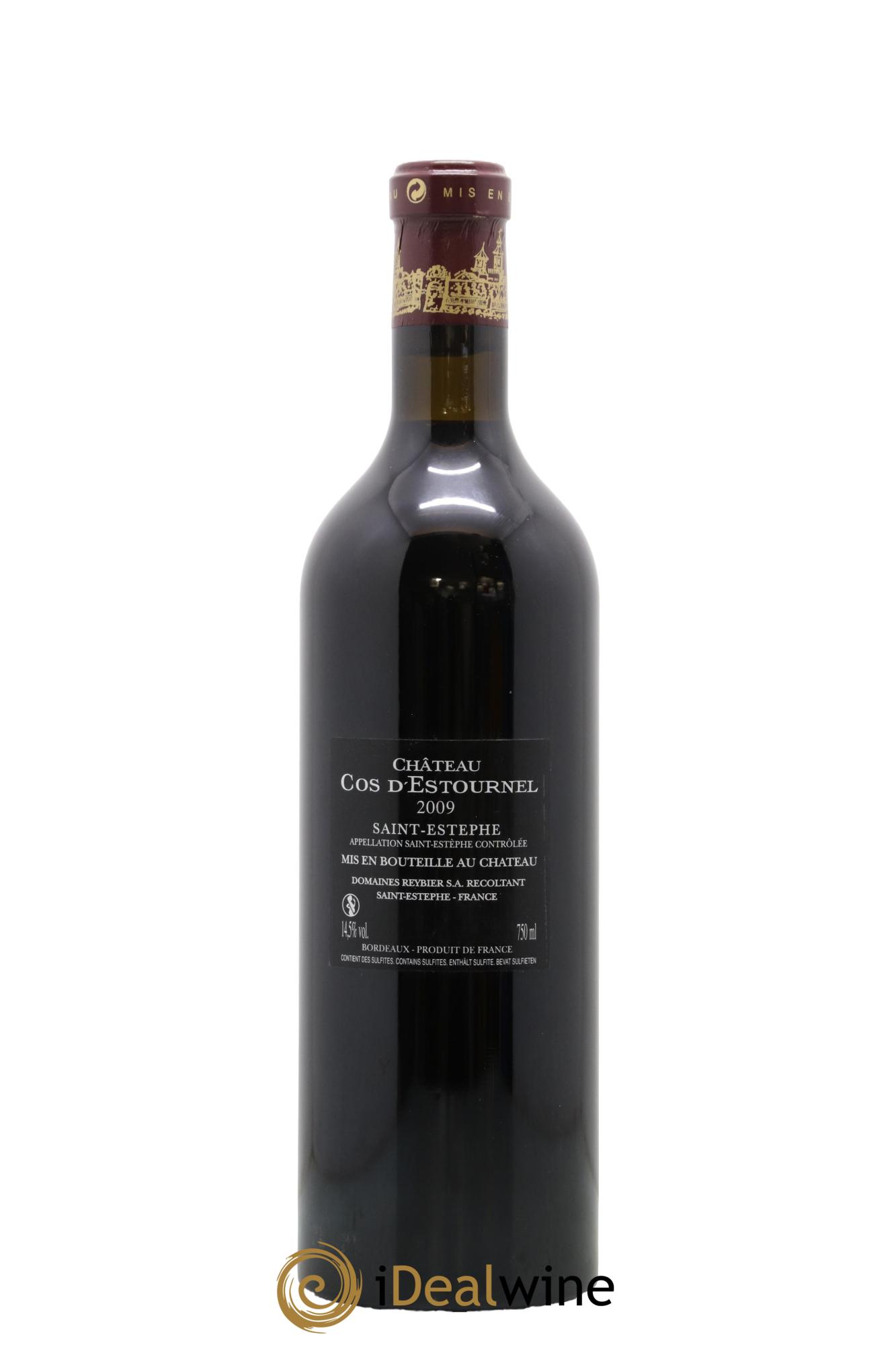 Cos d'Estournel 2ème Grand Cru Classé 2009 - Lotto di 1 bottiglia - 1