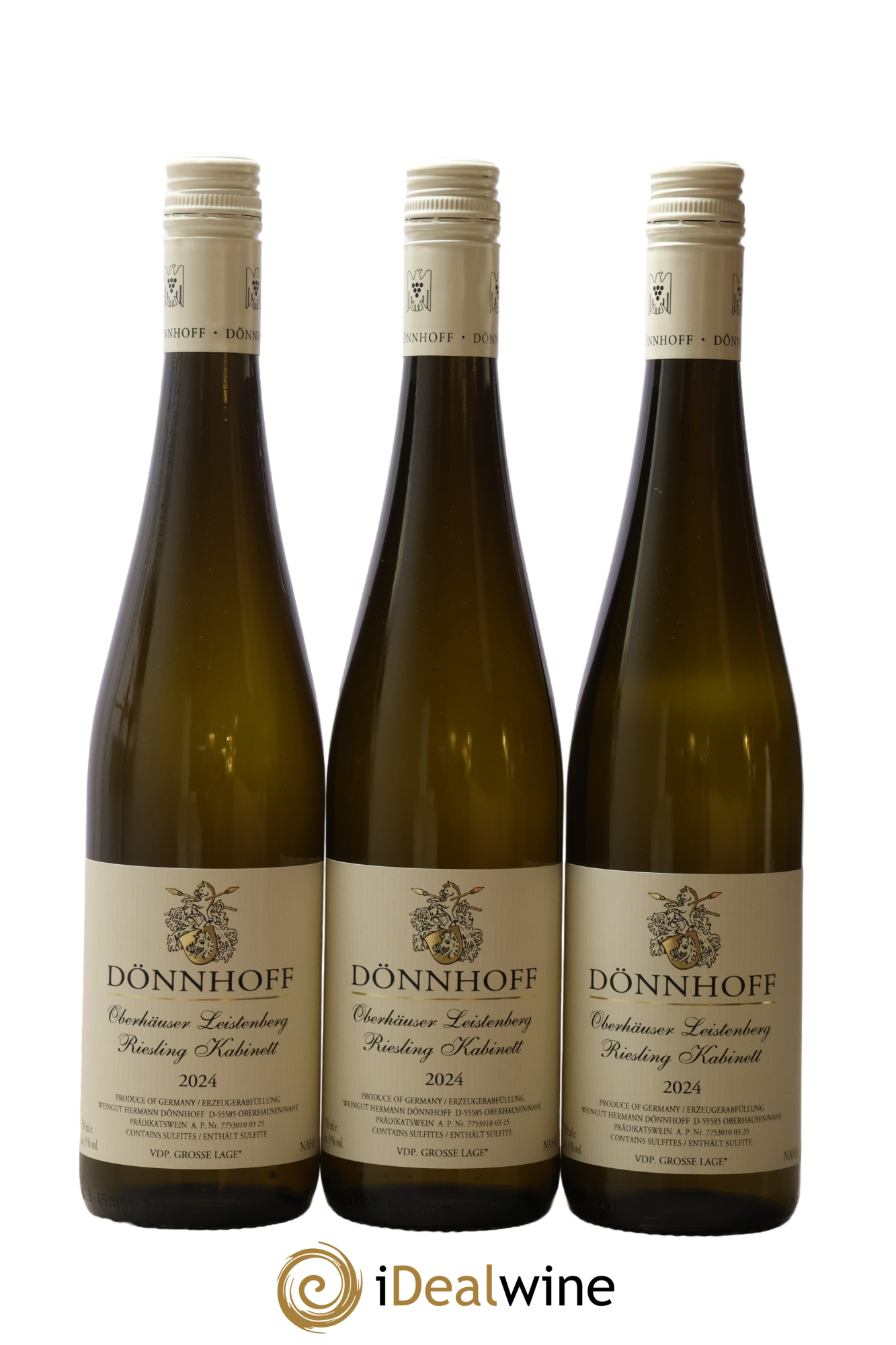 Riesling Donnhoff Oberhäuser Leistenberg Kabinett 2024 - Lot de 3 bouteilles - 0