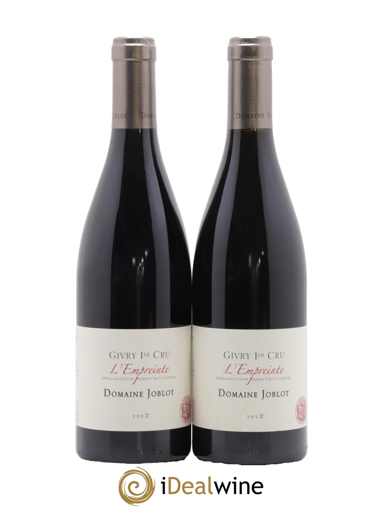 Givry 1er Cru L'Empreinte Joblot (Domaine) 2022 - Lot de 2 bouteilles - 0