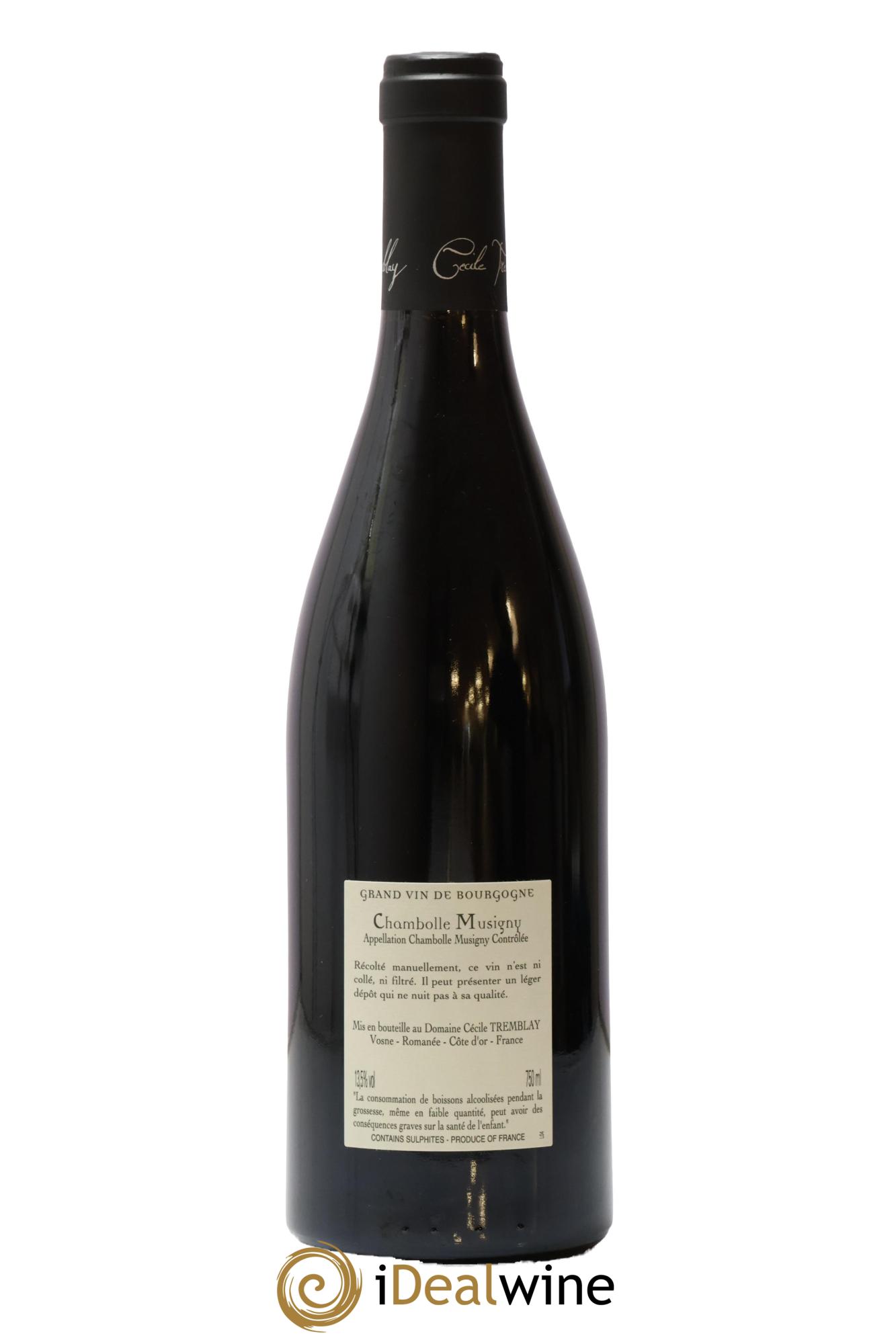 Chambolle-Musigny Les Cabottes Cécile Tremblay 2020 - Lot de 1 bouteille - 1