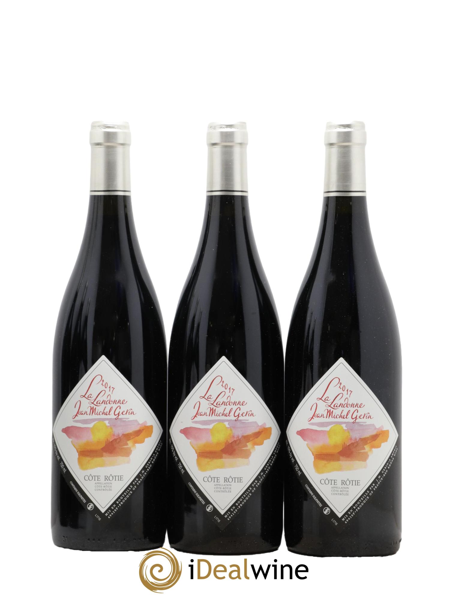 Côte-Rôtie La Landonne Jean-Michel Gerin  2017 - Lot of 6 bottles - 1