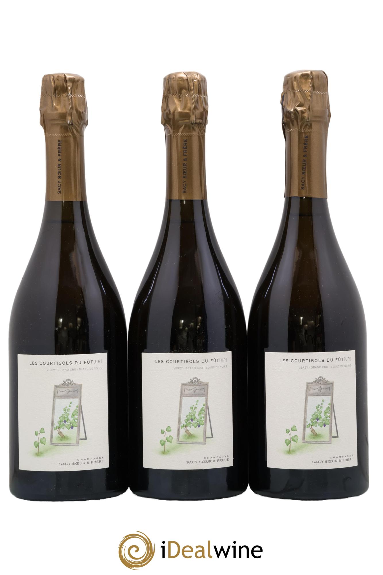 Champagne Blanc de Noirs Les Courtisols du Fut(ur) Domaine Sacy Sœur et Frere 2020 - Posten von 3 Flaschen - 0