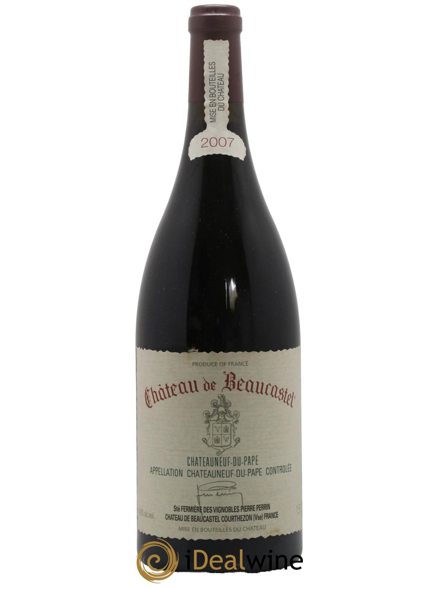 Châteauneuf-du-Pape Château de Beaucastel Famille Perrin 2007 - Lot de 1 magnum - 0