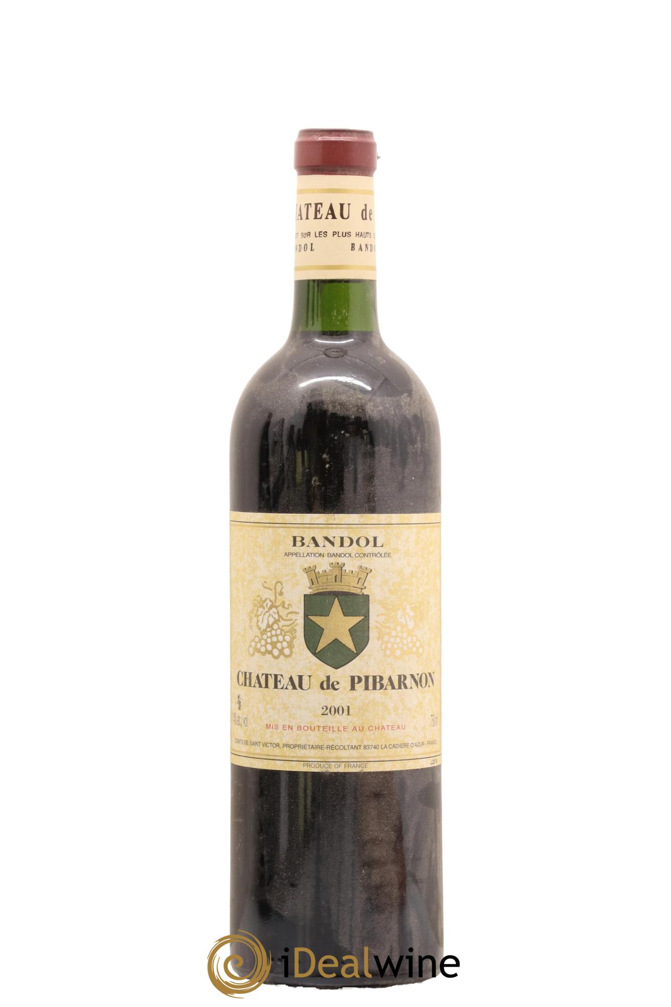 Bandol Château de Pibarnon Comte de Saint-Victor 2001 - Lot de 1 bouteille - 0