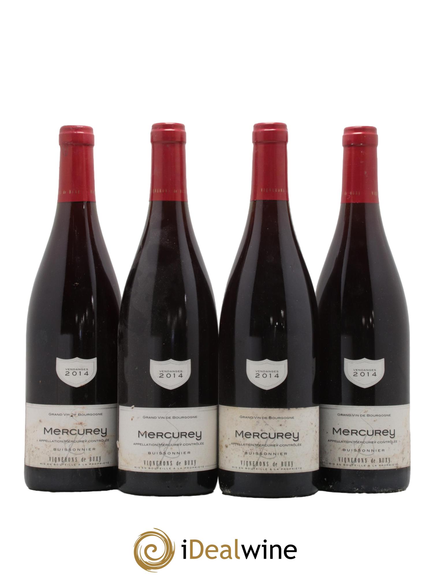 Mercurey Buissonnier 2014 - Lot de 4 bouteilles - 0