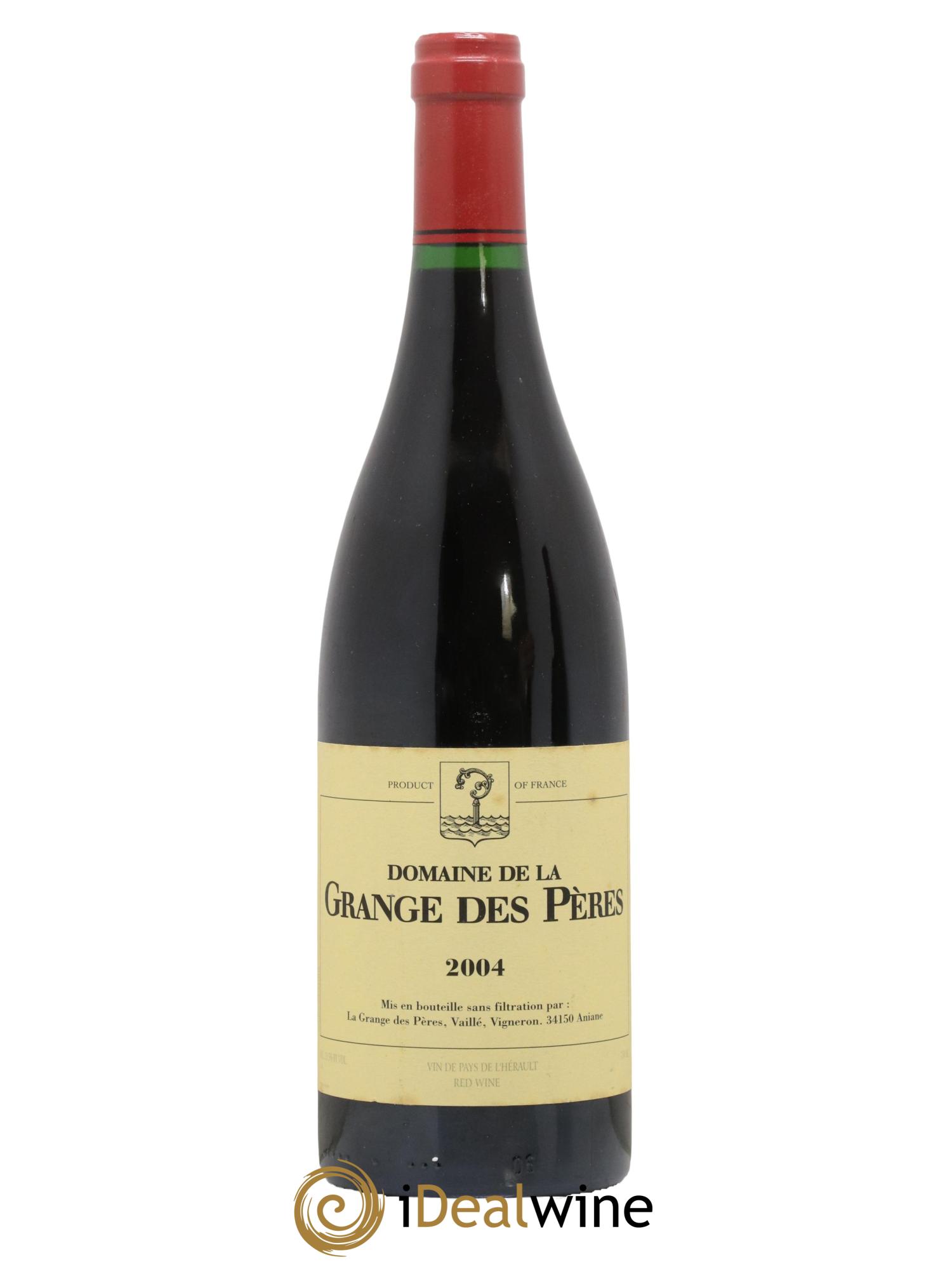 Pays d'Hérault Grange des Pères Laurent Vaillé 2004 - Lot de 1 bouteille - 0