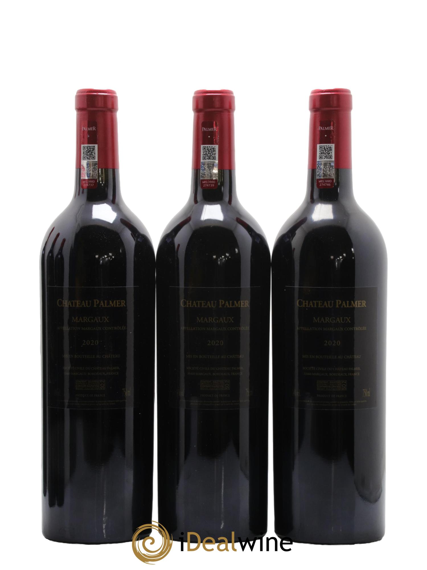Château Palmer 3ème Grand Cru Classé 2020 - Lot de 6 bouteilles - 2