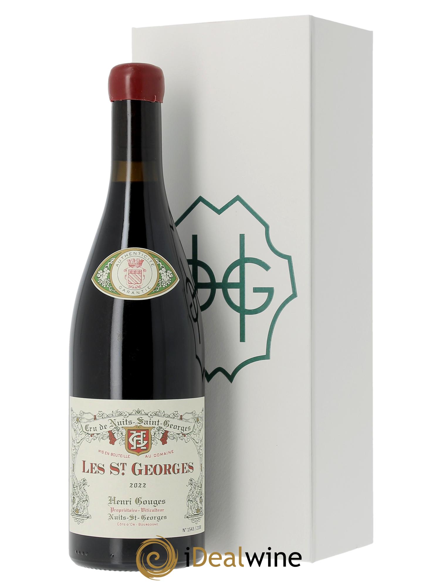 Nuits-Saint-Georges 1er Cru Les Saints Georges Henri Gouges 2022 - Lot de 1 bouteille - 0