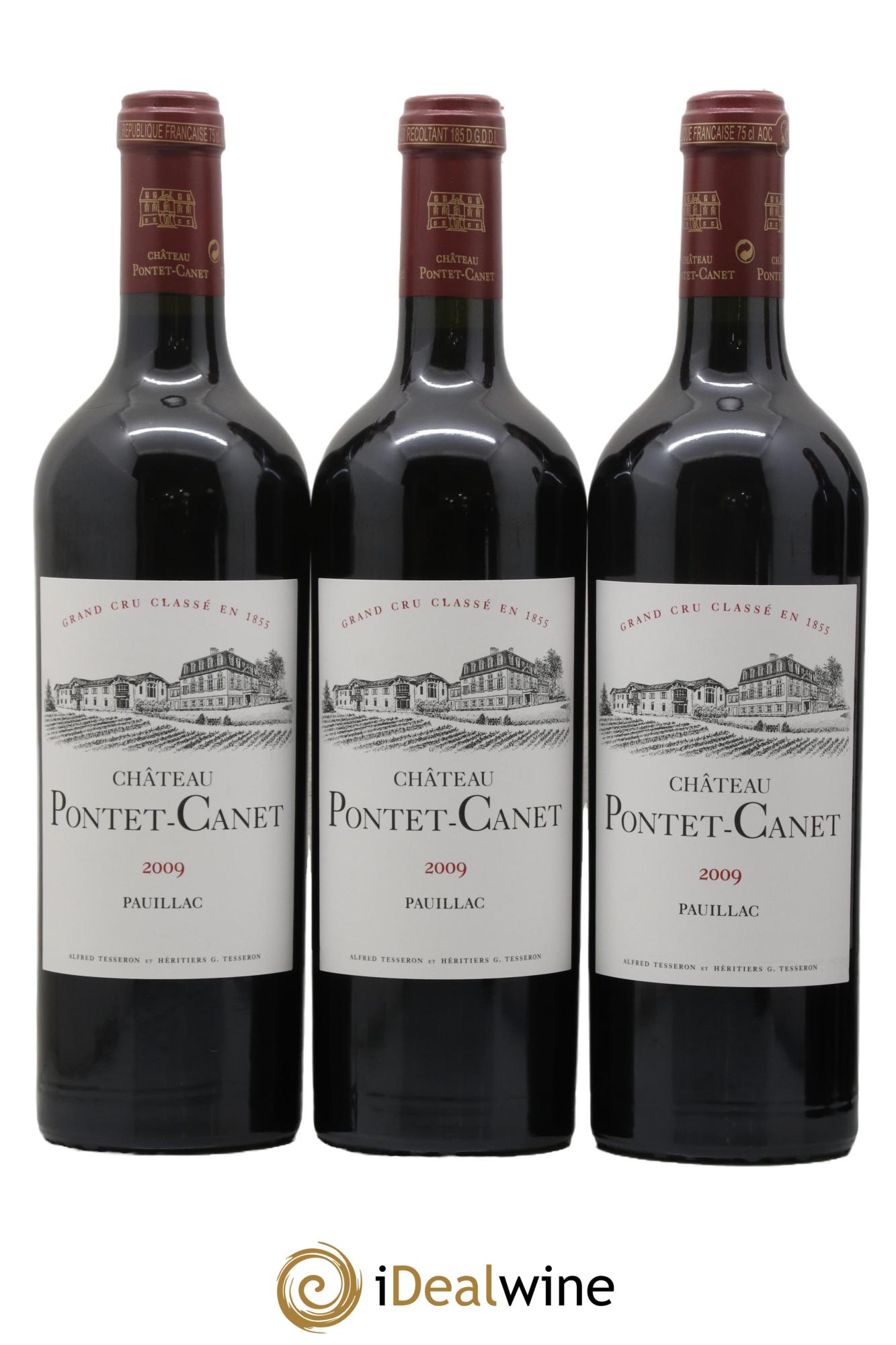 Château Pontet Canet 5ème Grand Cru Classé 2009 - Lot of 6 bottles - 1