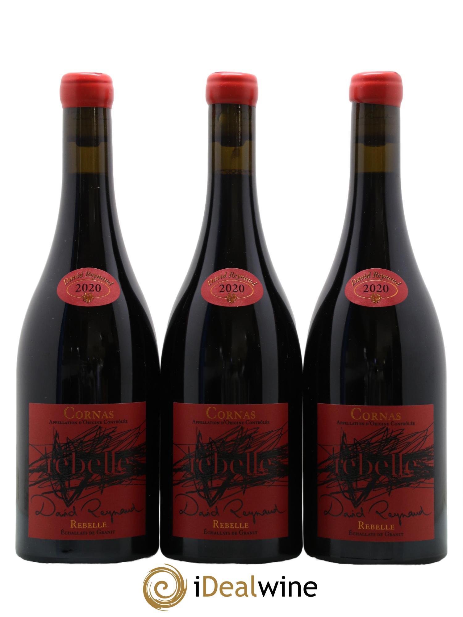 Cornas Rebelle David Reynaud 2020 - Lot de 3 bouteilles - 0